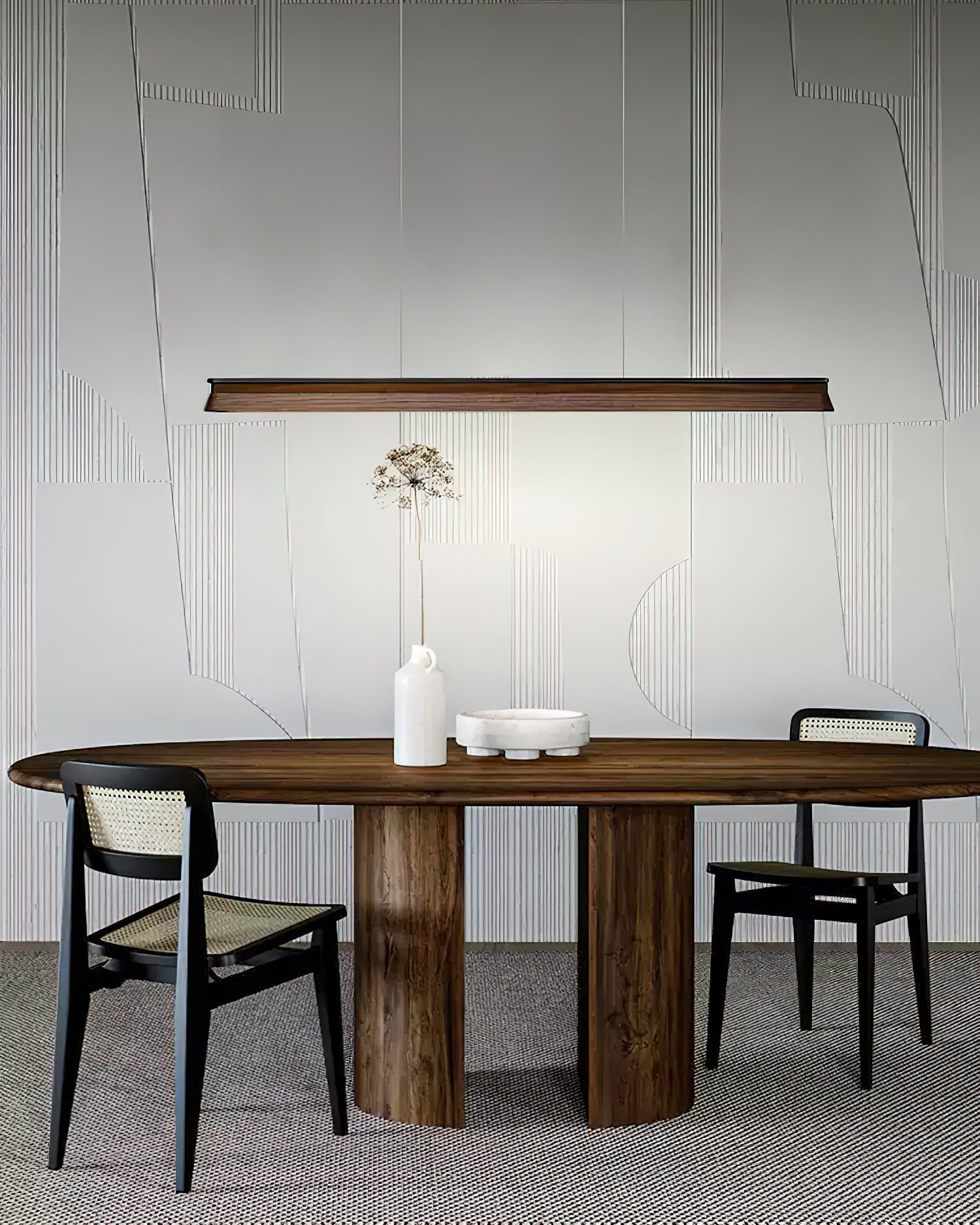 Aldeette Pendant Lamp Wooden Beam Minimalist