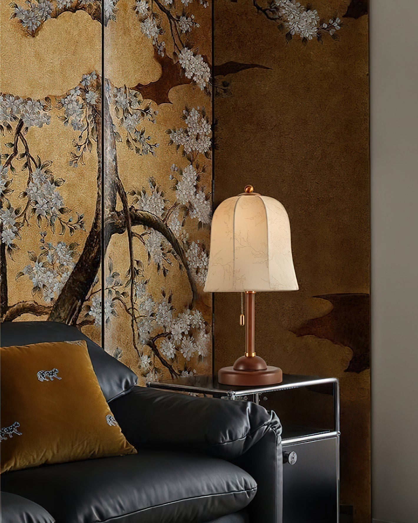 Ivelen Wabi-Sabi Wood Desk Lamp