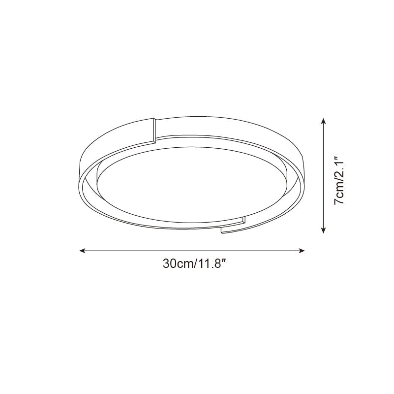 Juvio Minimalist Round Travertine Ceiling Light - Neutral Decor