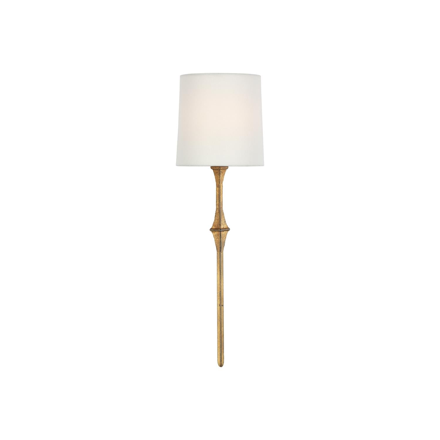 Yield Vintage Unique Brass Fabric Wall Lamp - Neutral Decor