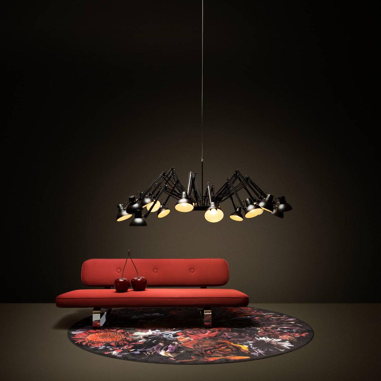 Livenu Chandelier Black Adjustable Multi Arm