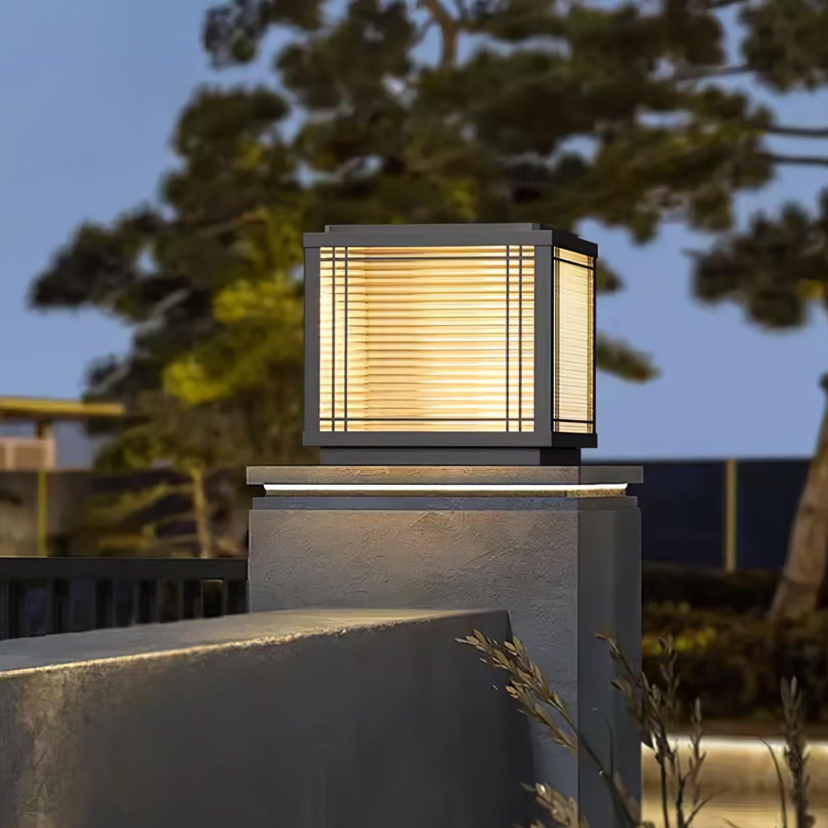 Glorin Steel Japanese-inspired Table Lamp