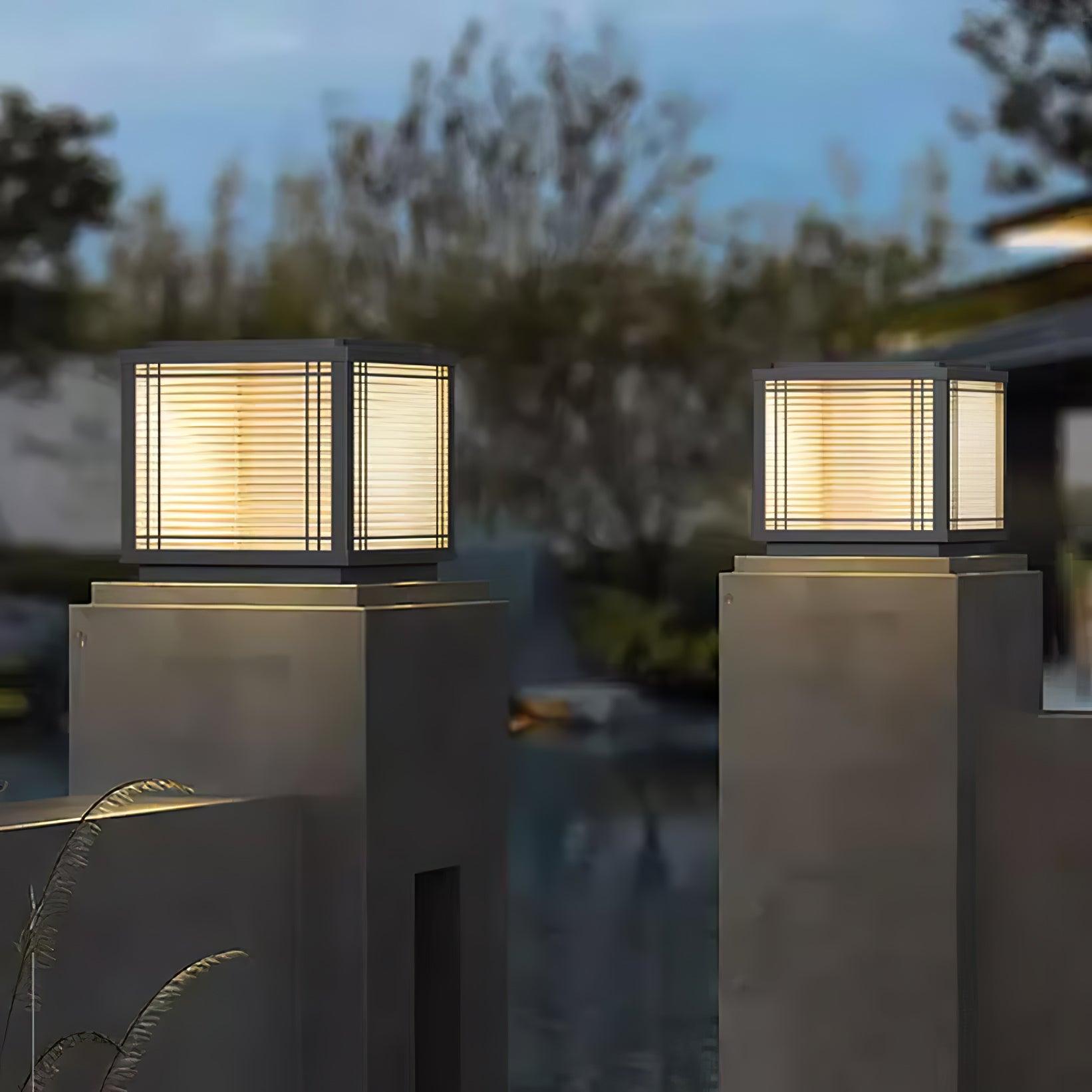 Glorin Steel Japanese-inspired Table Lamp