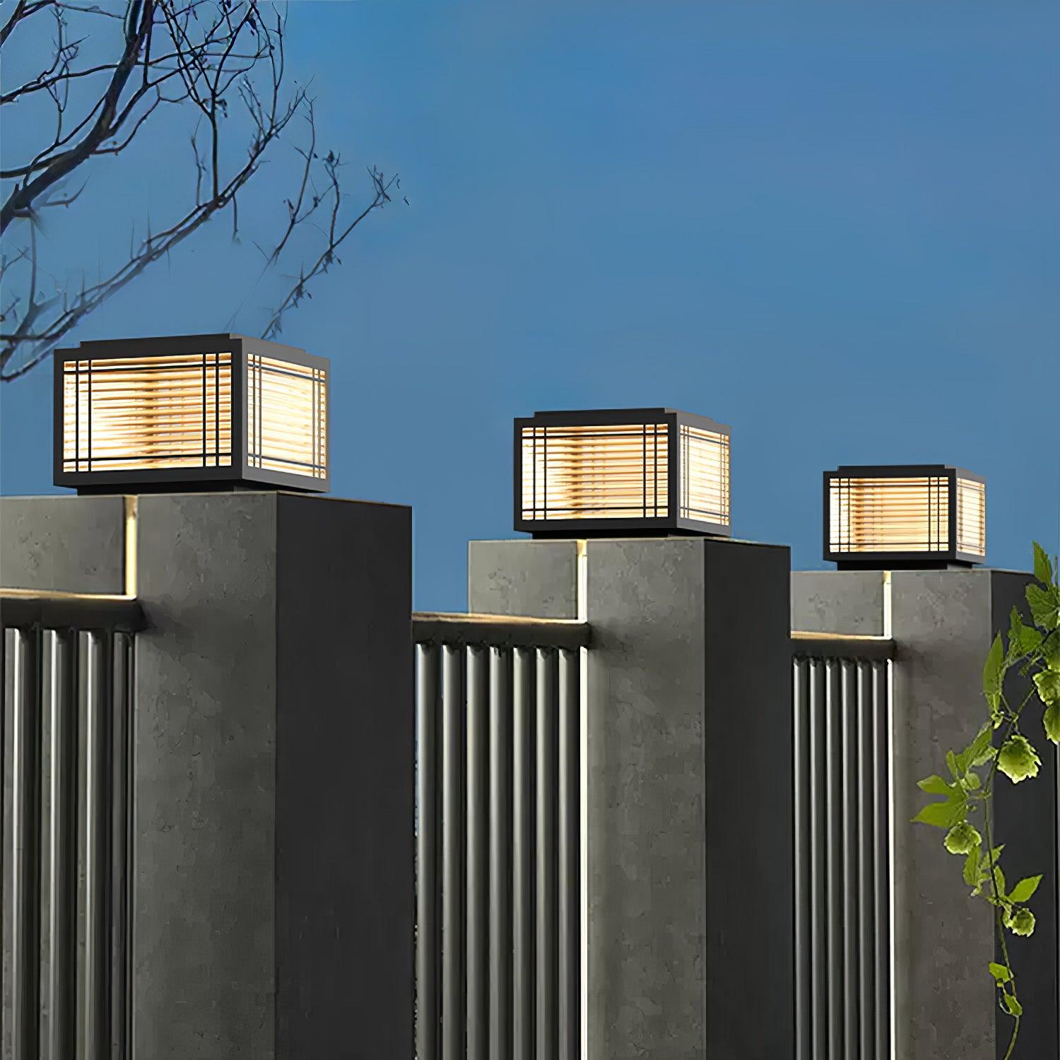 Glorin Steel Japanese-inspired Table Lamp