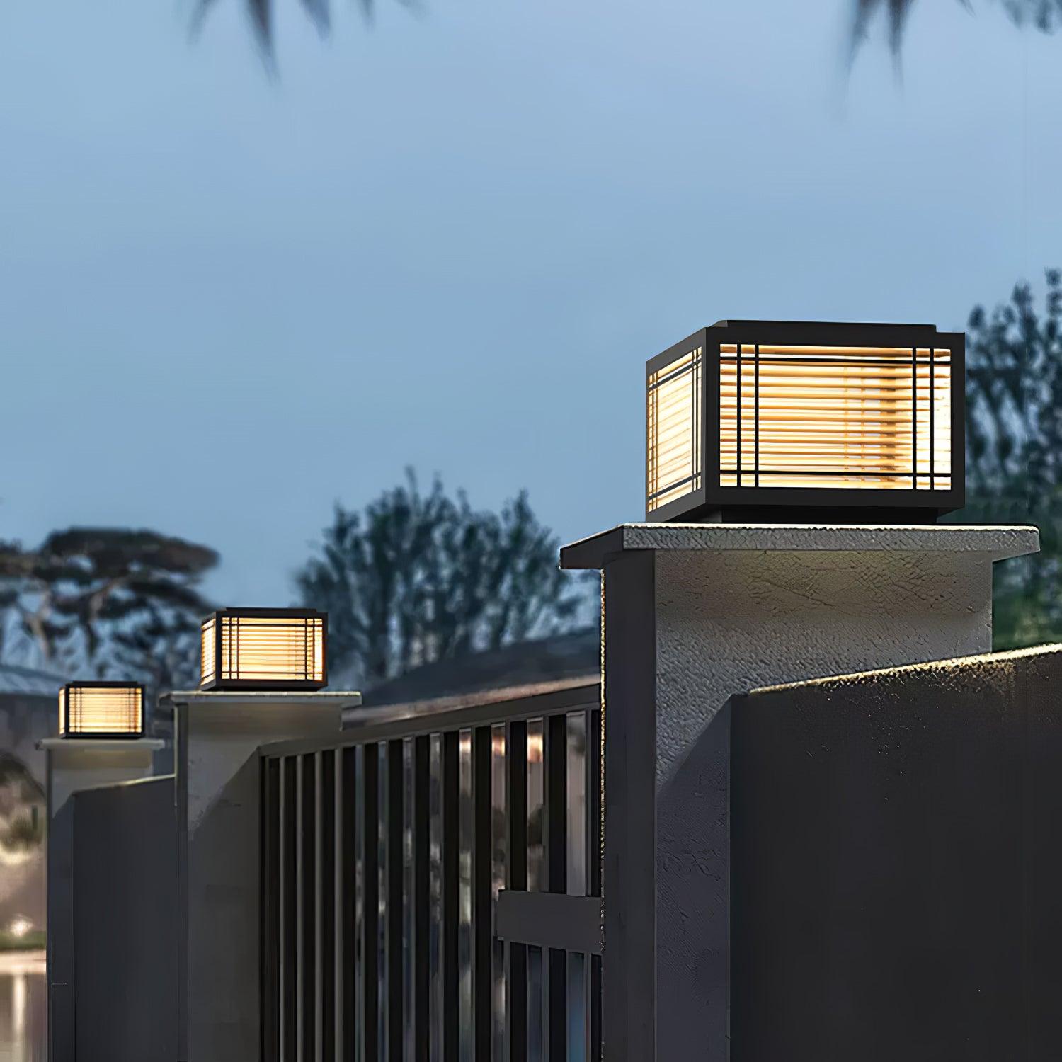 Glorin Steel Japanese-inspired Table Lamp