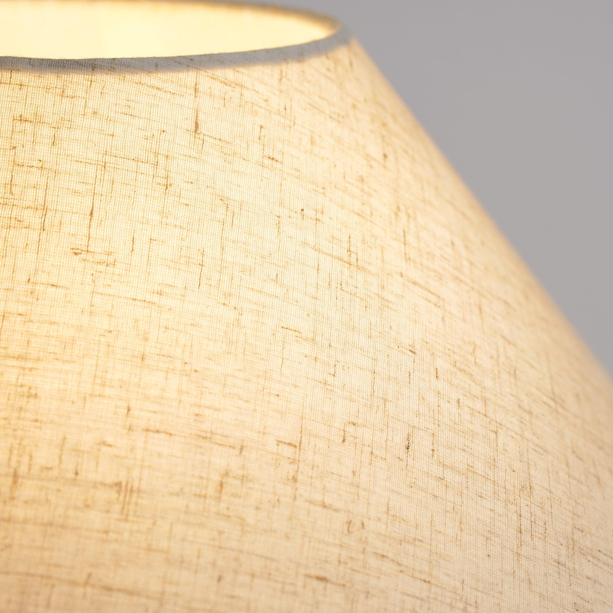 Lumian Fabric Ceramic Rustic Table Lamp