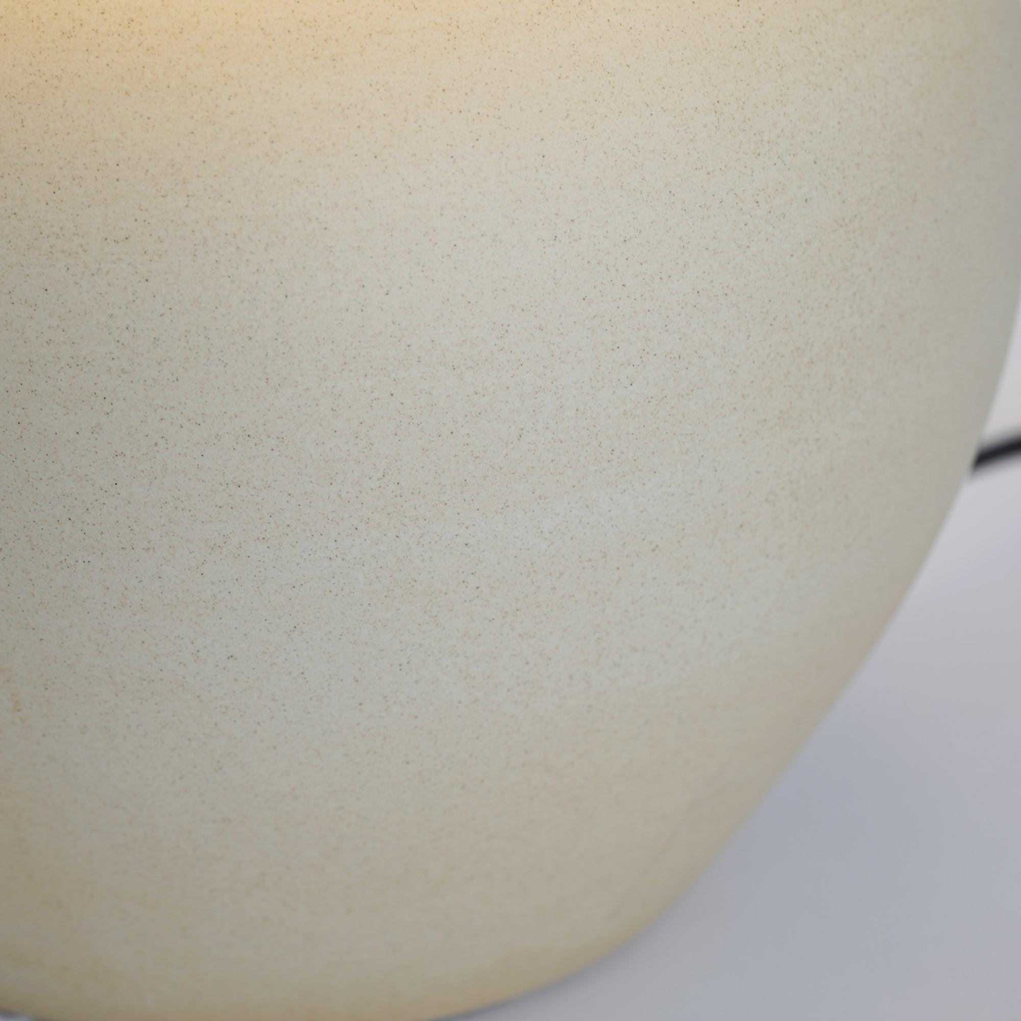 Lumian Fabric Ceramic Rustic Table Lamp