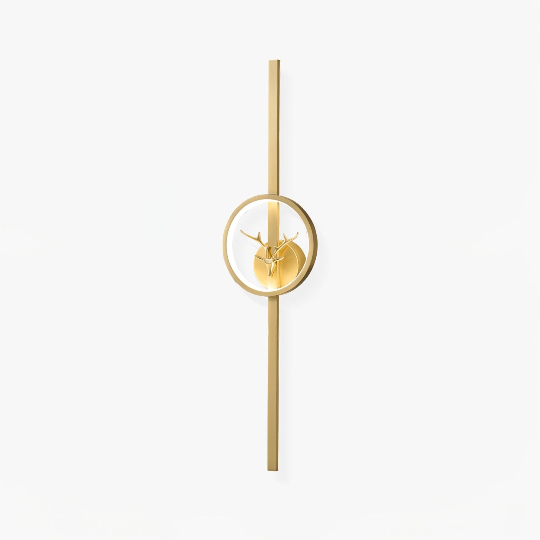 Vavinisra Classic Deer Brass Wall Lamp