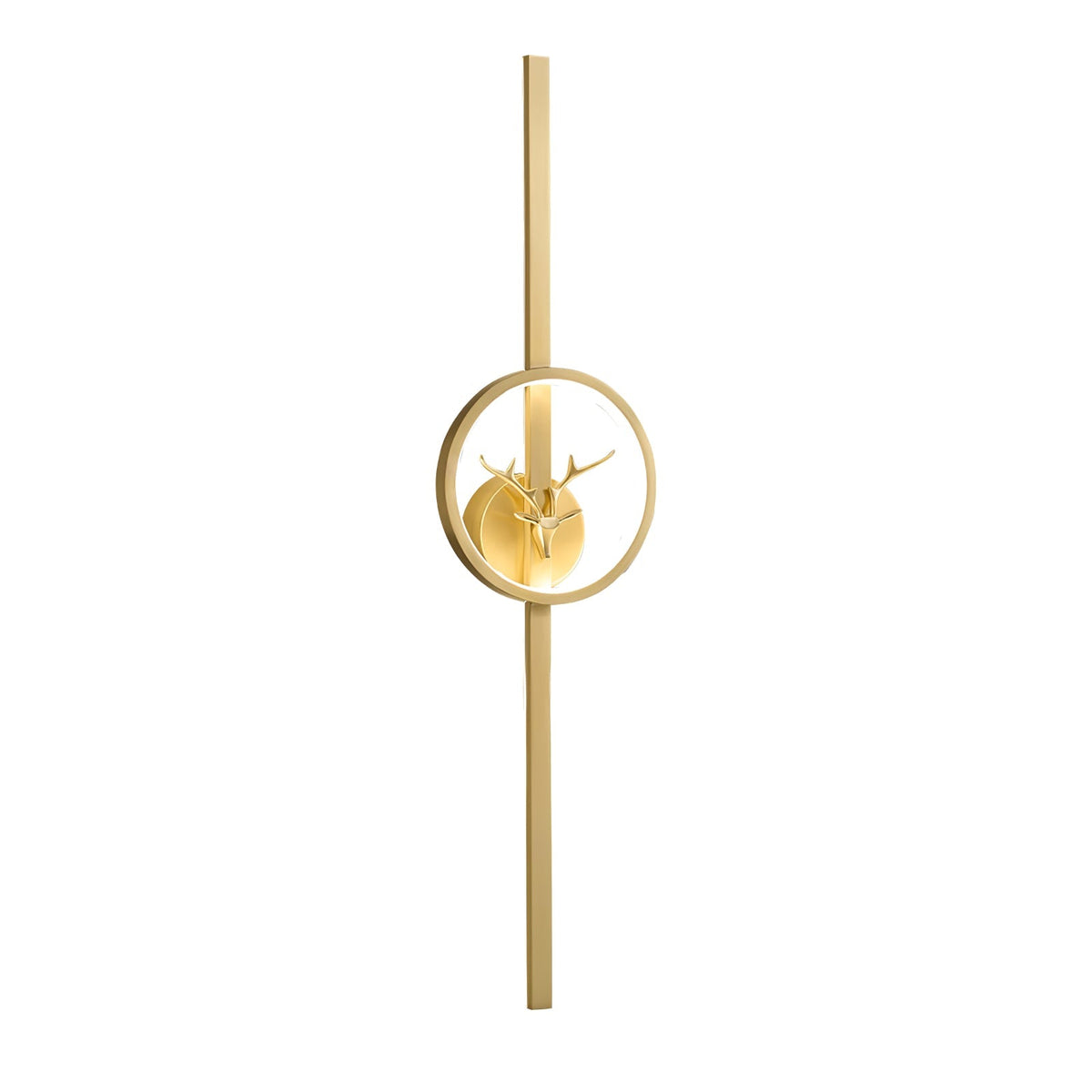 Vavinisra Classic Deer Brass Wall Lamp