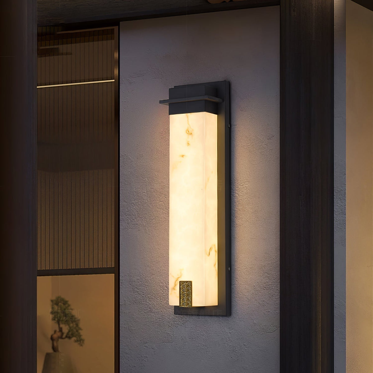 Ushaor Modern Minimalist Outdoor Wall Light