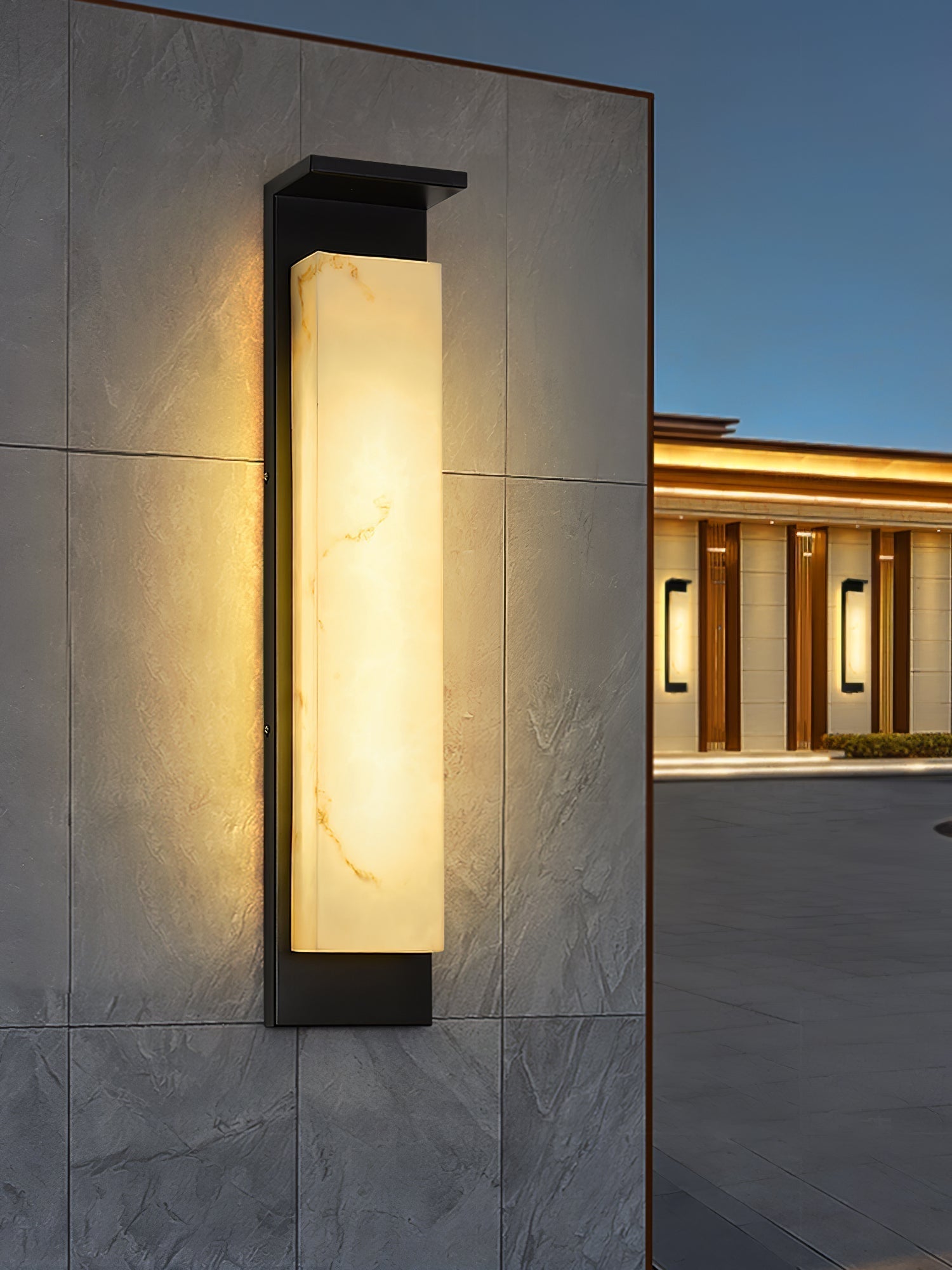 Ushaor Modern Minimalist Outdoor Wall Light