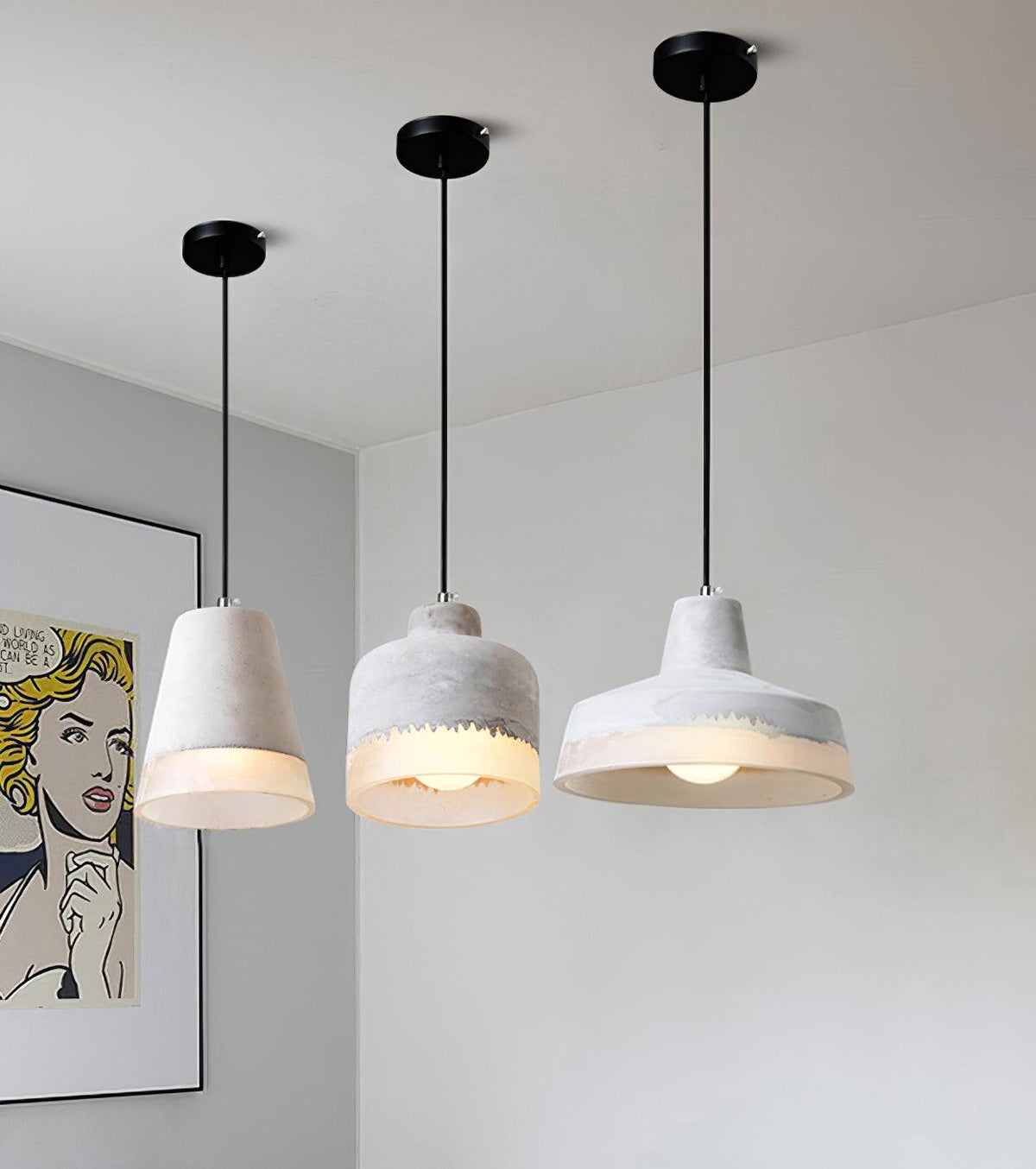 Dralen Resin Scandinavian Pendant Light