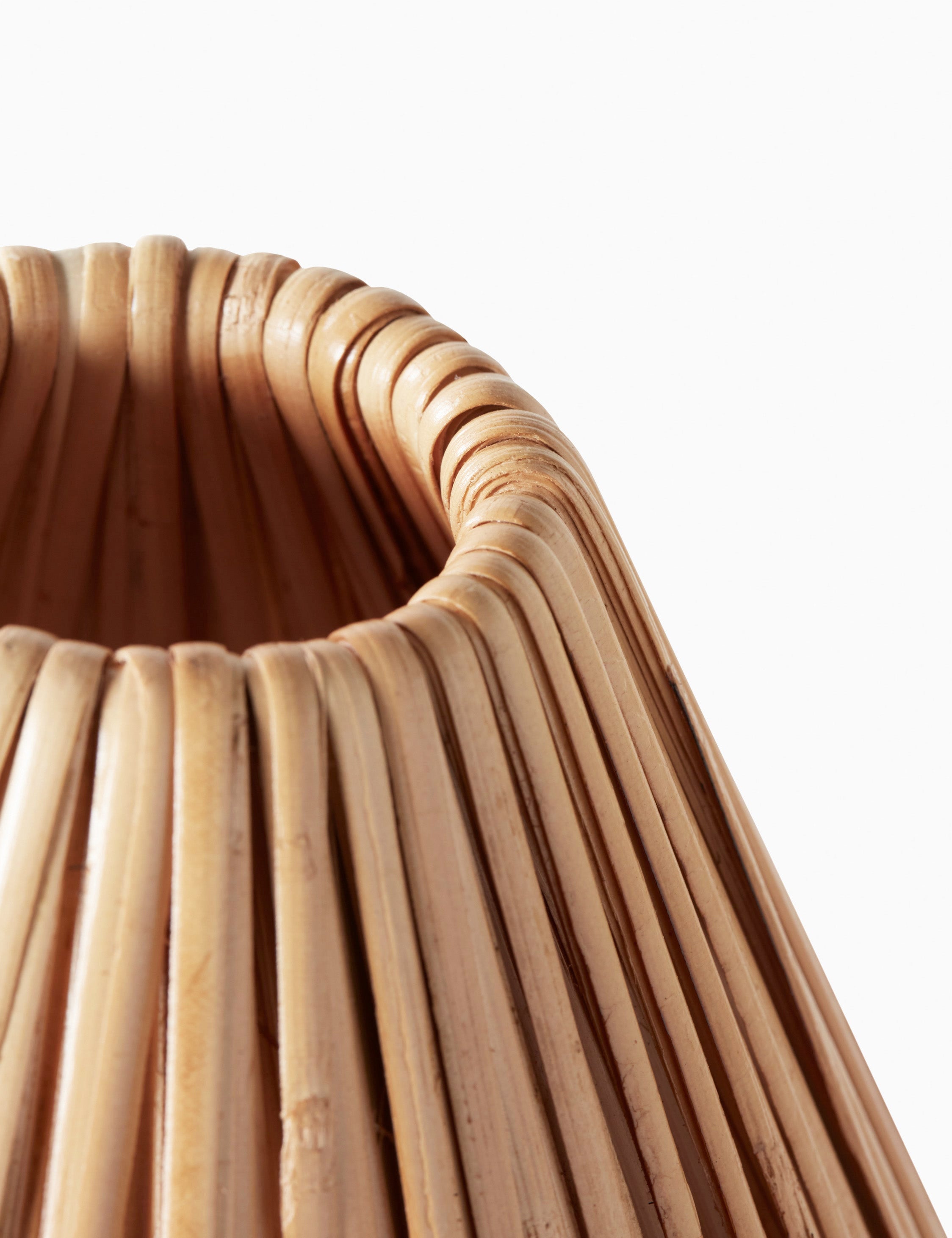 Delphine Elegance Natural Woven Rattan Chandelier - Neutral Decor
