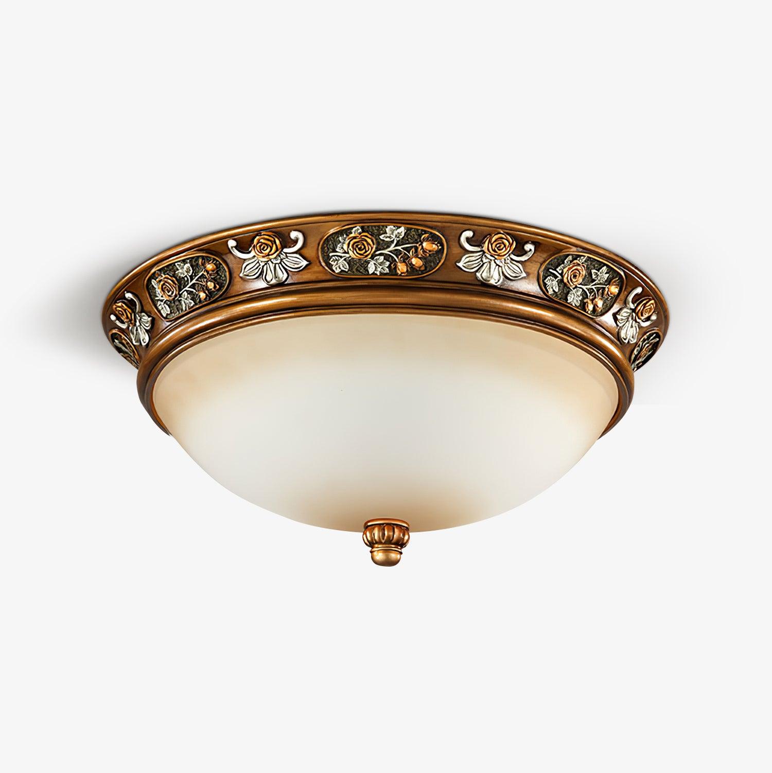 Cilene Vintage Luxury Recessed Resin Ceiling Light