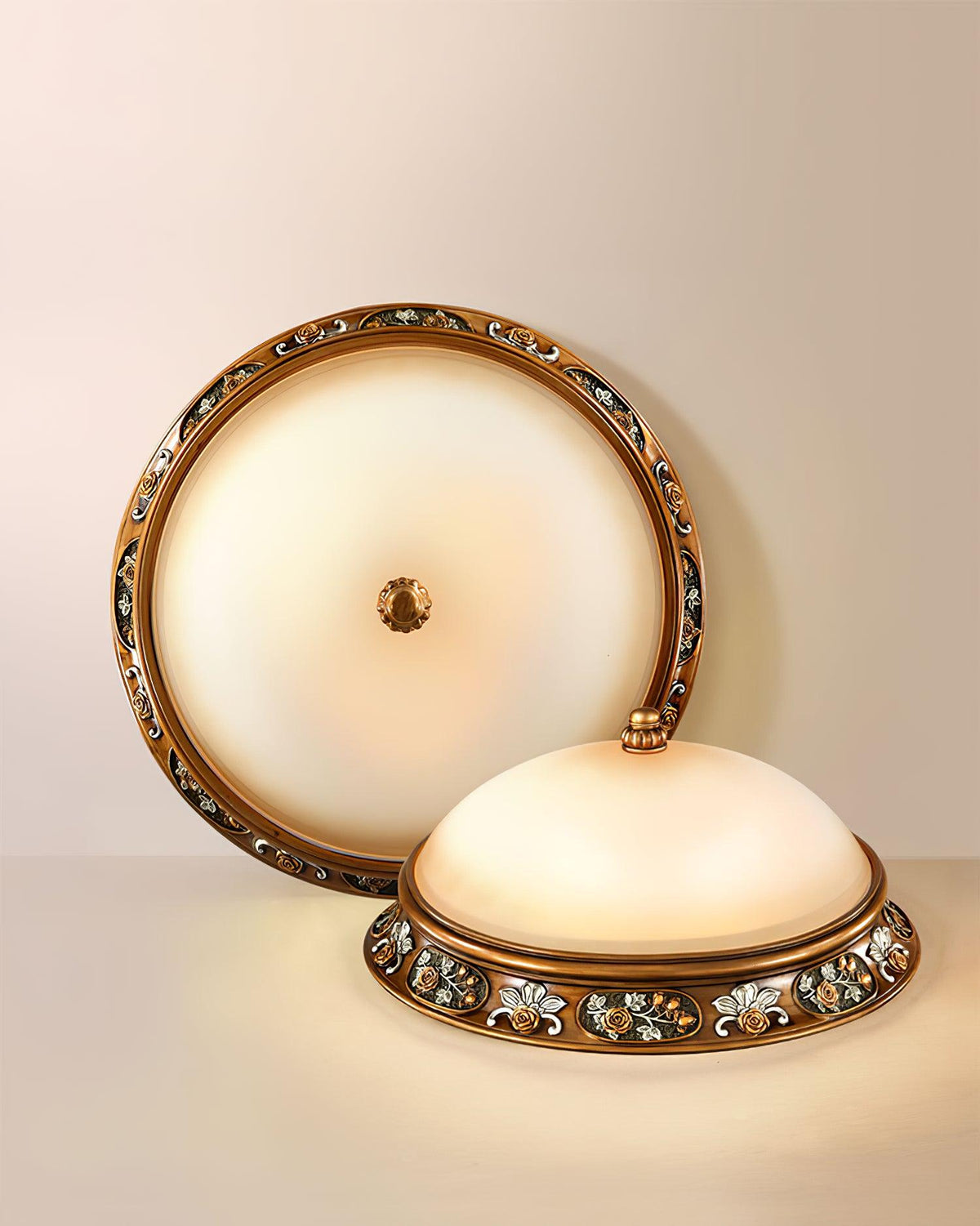 Cilene Vintage Luxury Recessed Resin Ceiling Light
