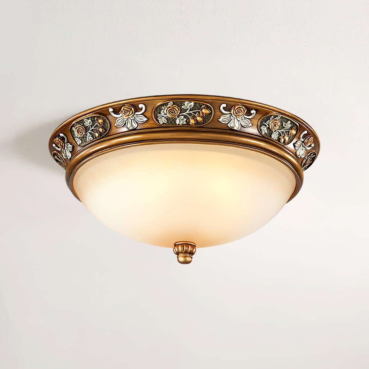 Cilene Vintage Luxury Recessed Resin Ceiling Light