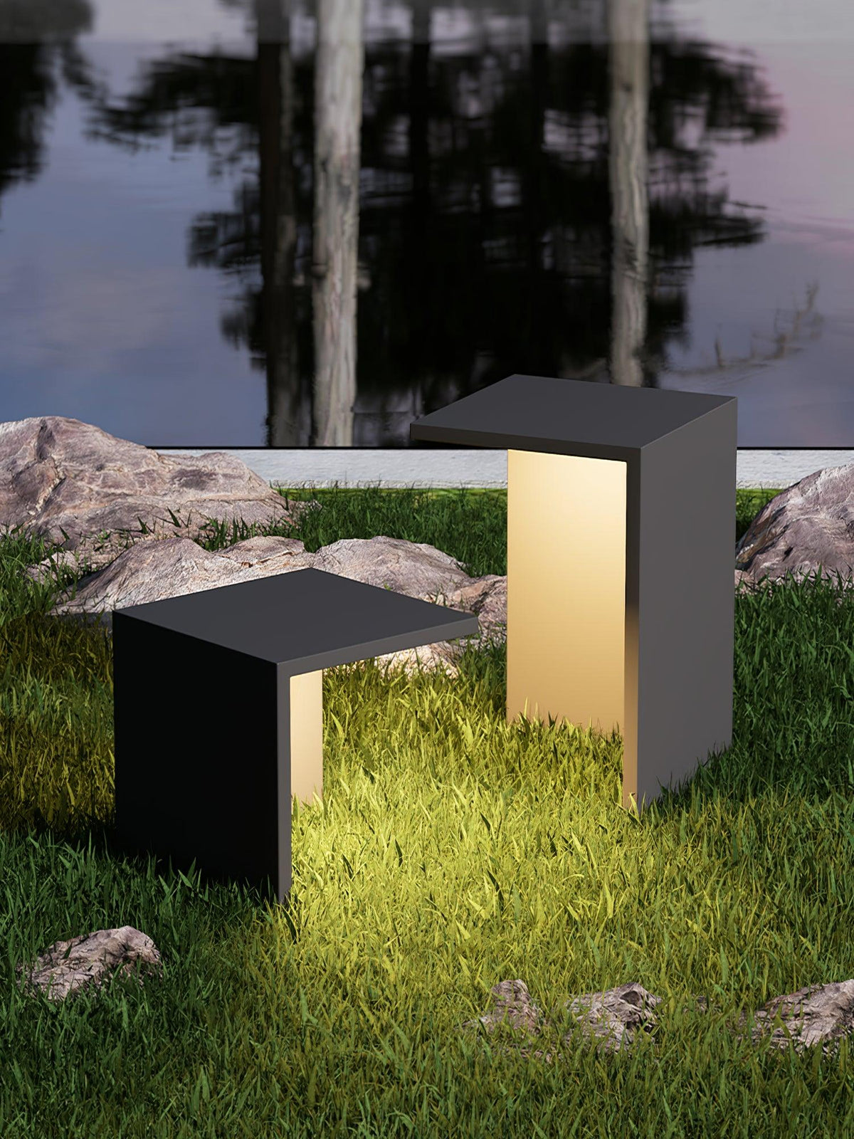 Feriora Modern Steel Table Light