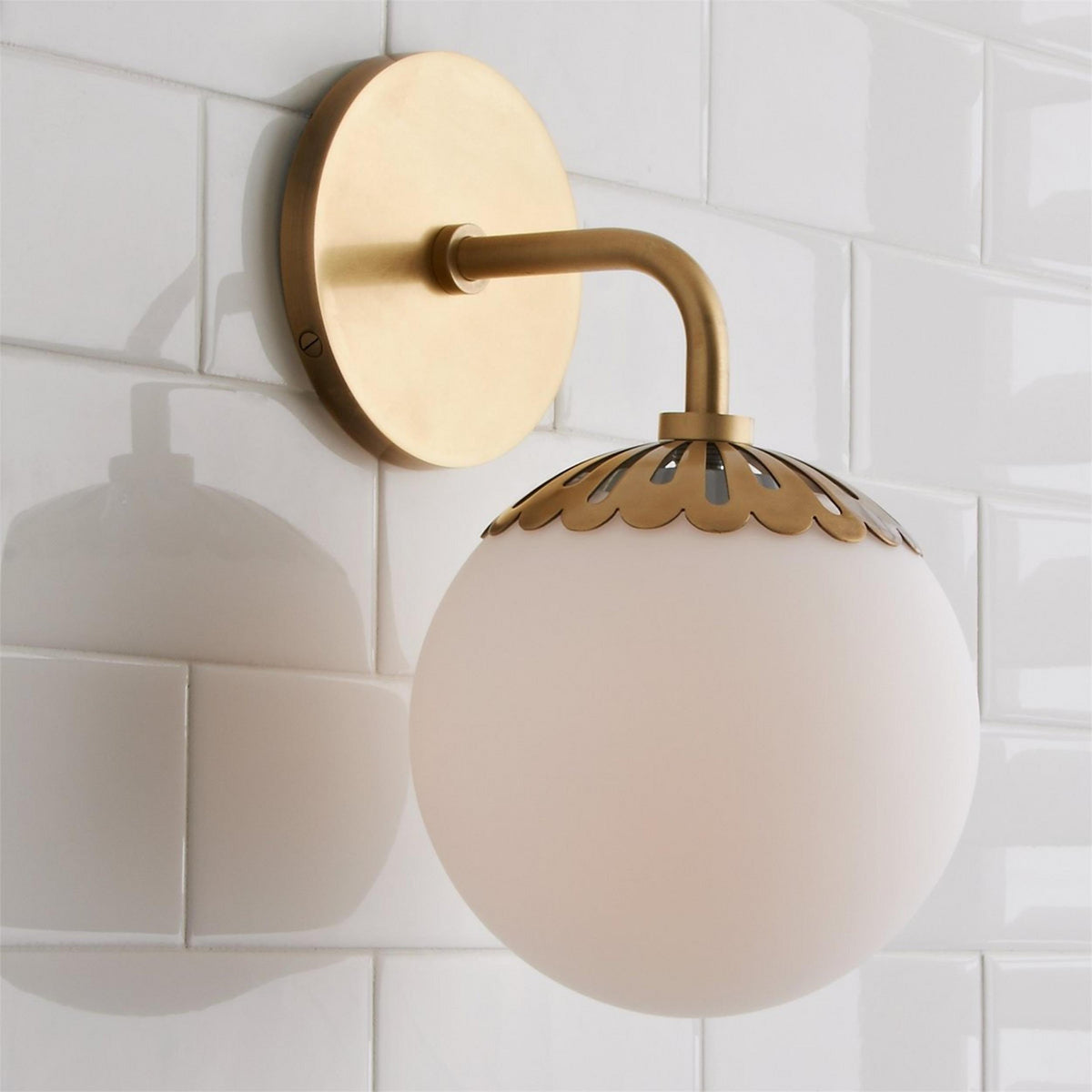 Coralie Globe Glass Wall Lamp