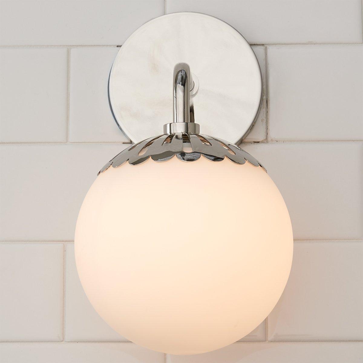 Coralie Globe Glass Wall Lamp