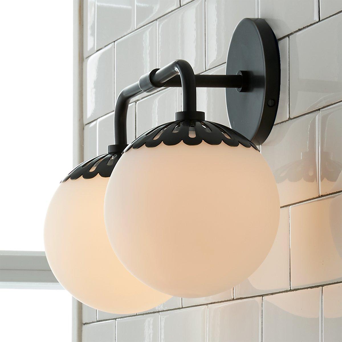 Coralie Globe Glass Wall Lamp