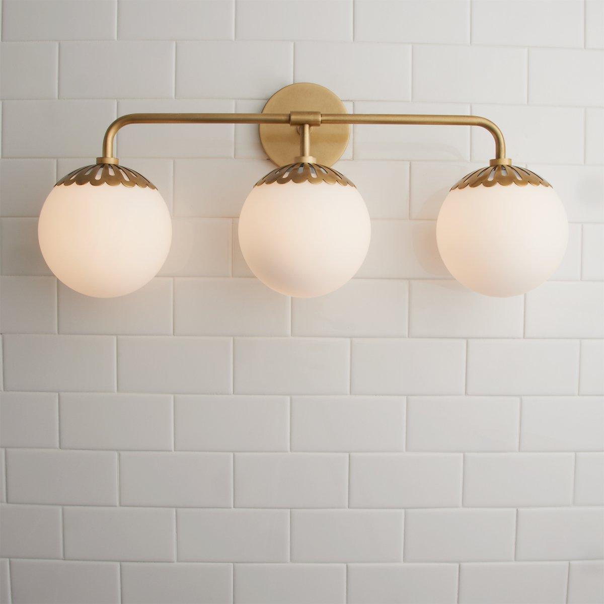 Coralie Globe Glass Wall Lamp