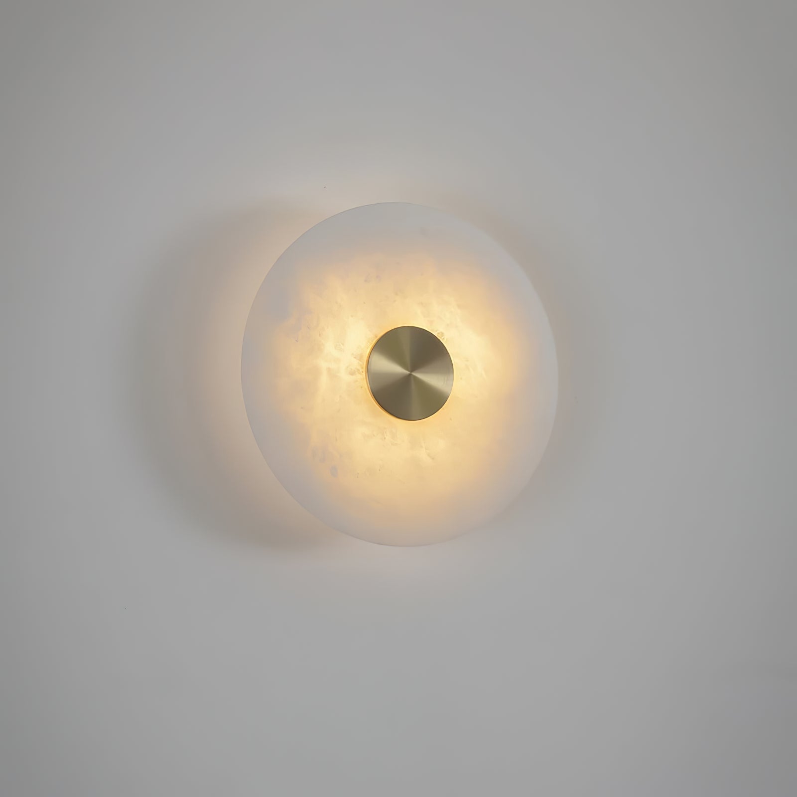 Selina Minimalist Alabaster Ceiling Light