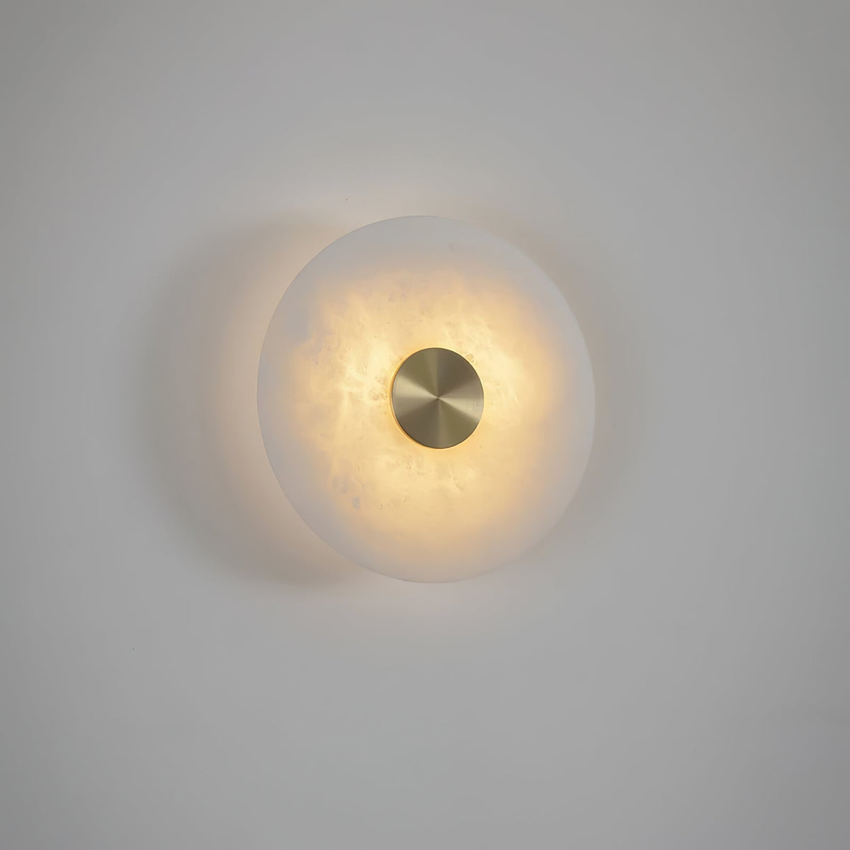 Selina Minimalist Alabaster Ceiling Light