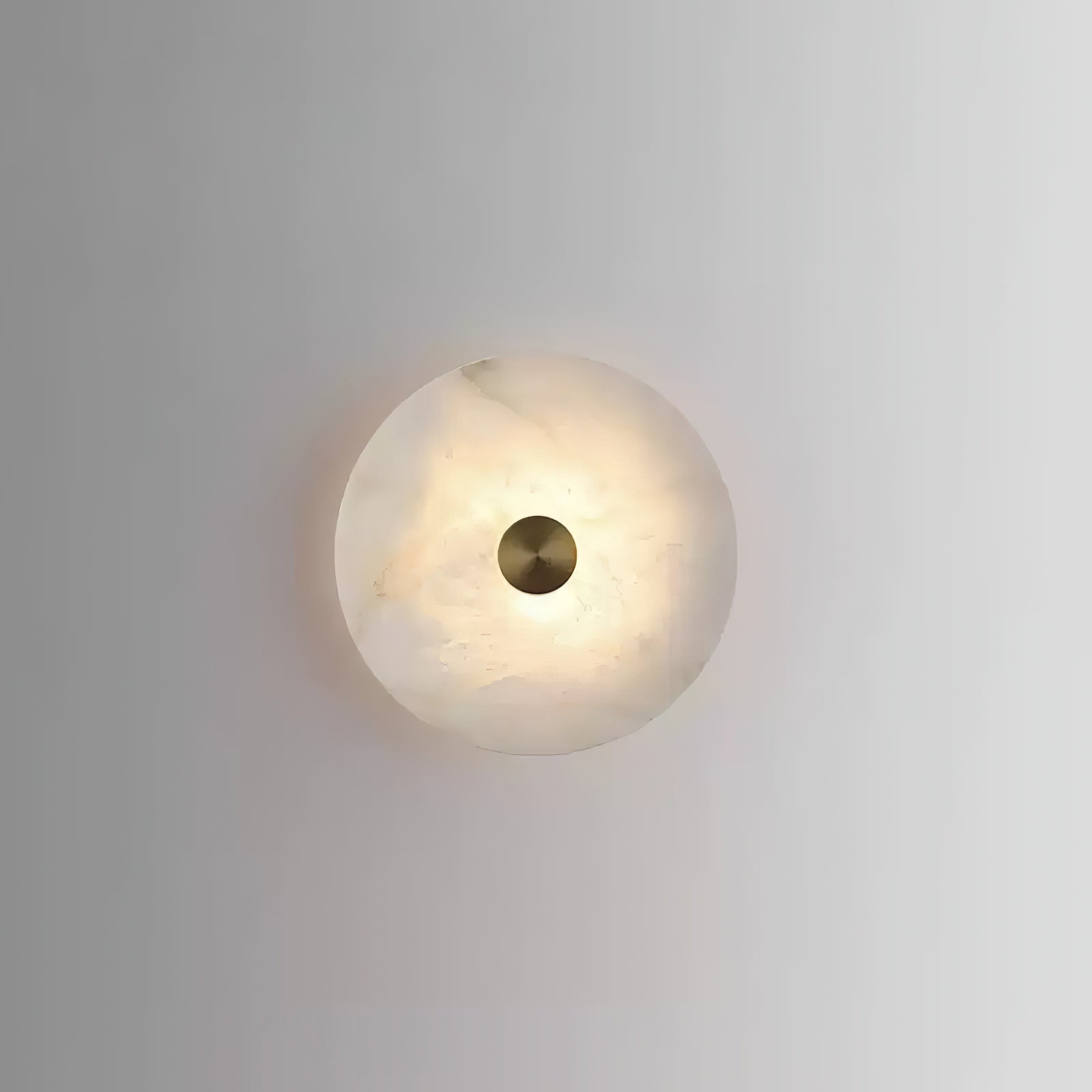 Selina Minimalist Alabaster Ceiling Light