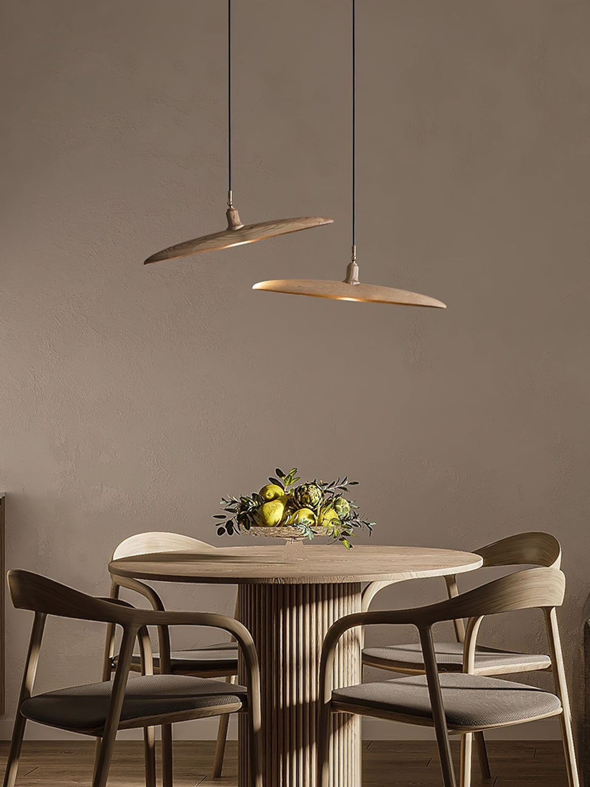 Zelirira Blade Wood Pendant Light