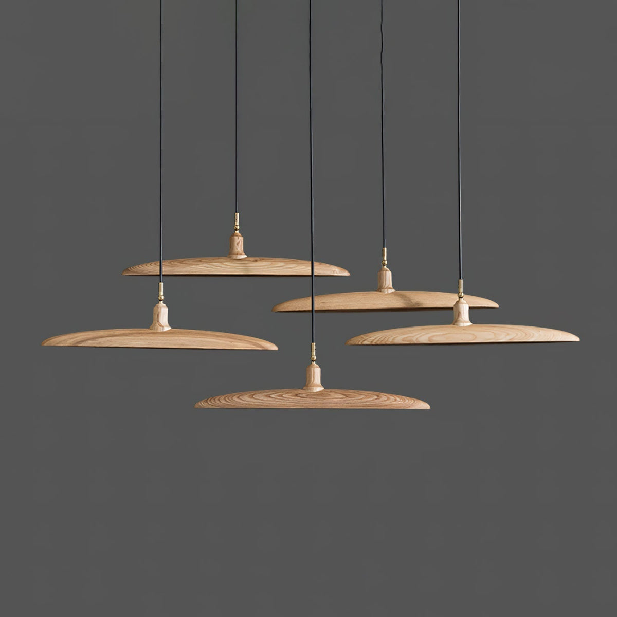 Zelirira Blade Wood Pendant Light