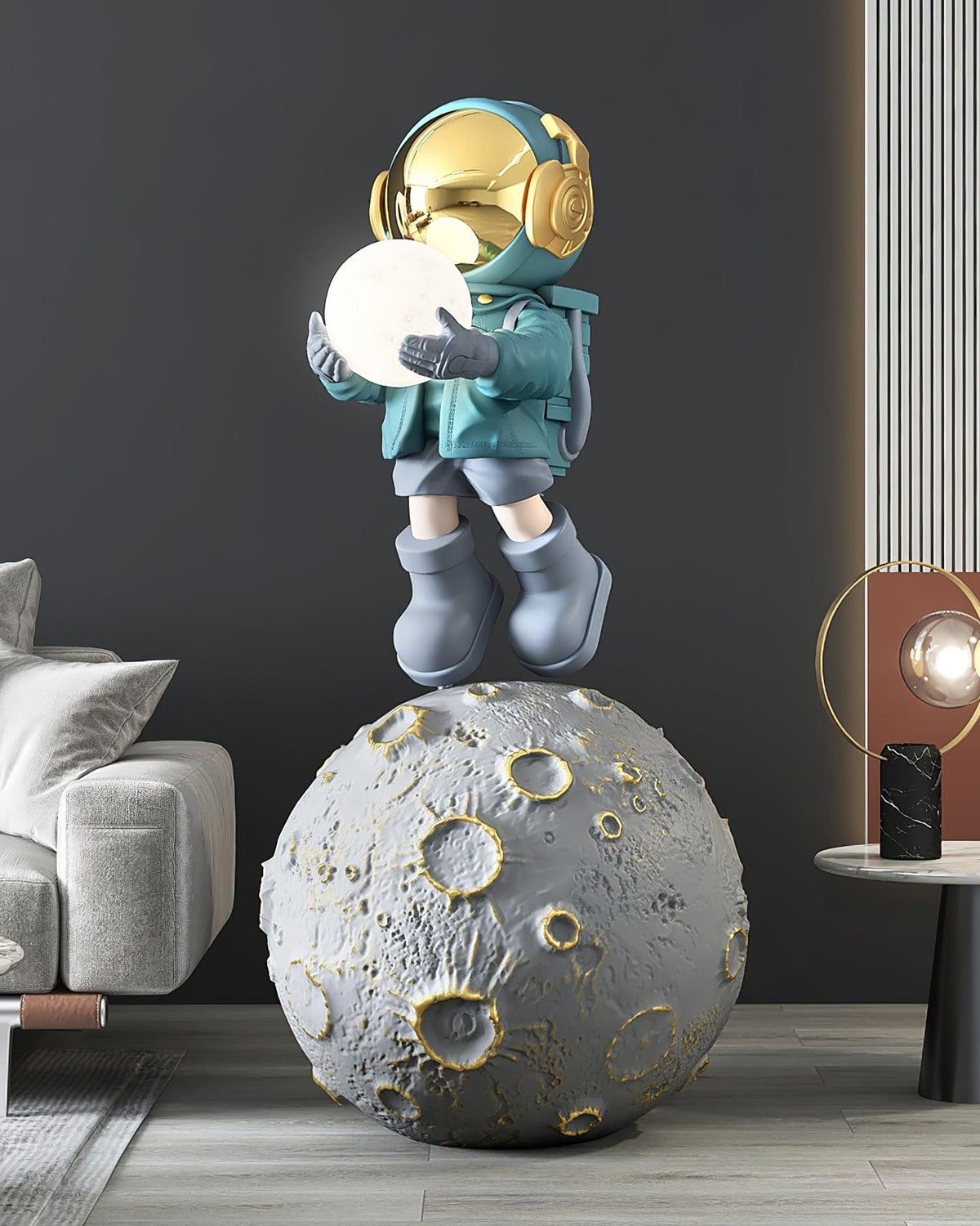 Lucelora Modern Resin Floor Lamp