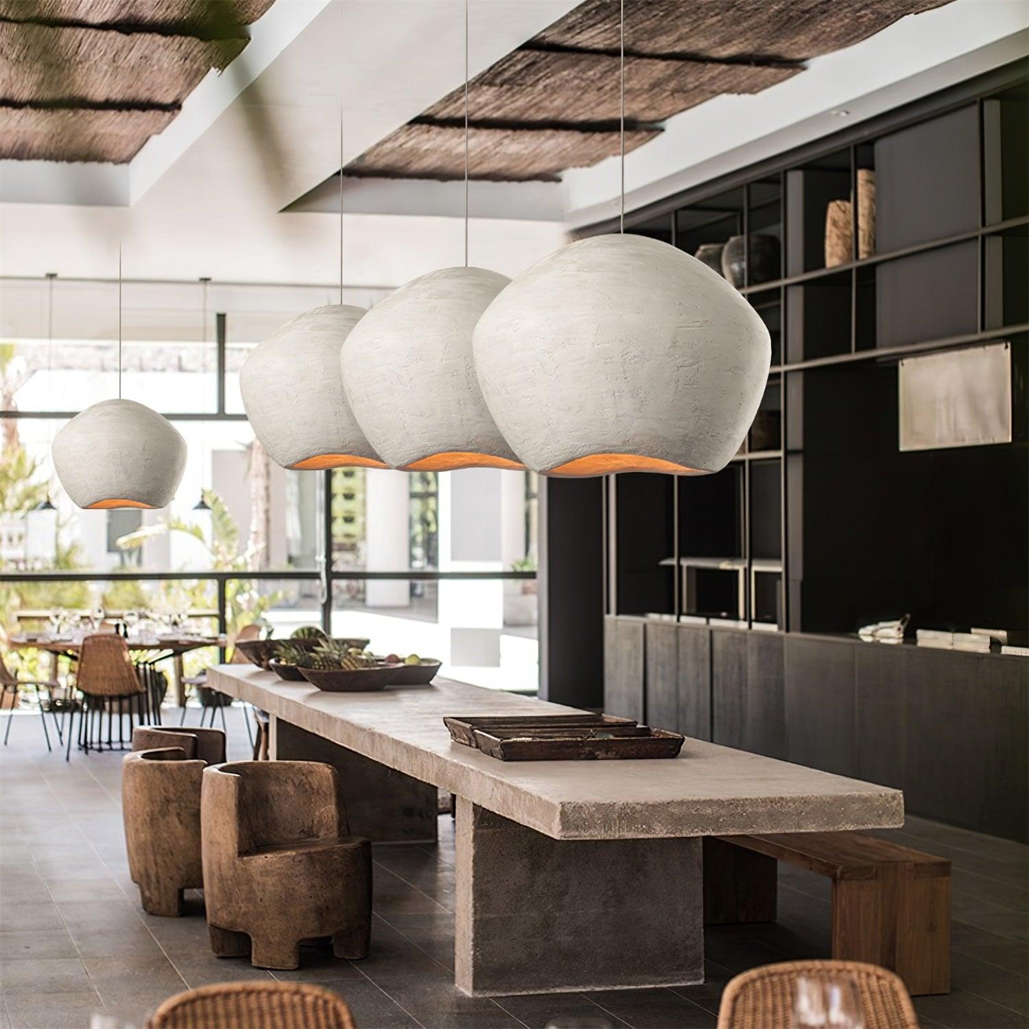 Aursore Modern Minimalist Nordic Dome Composite Pendant Lamp