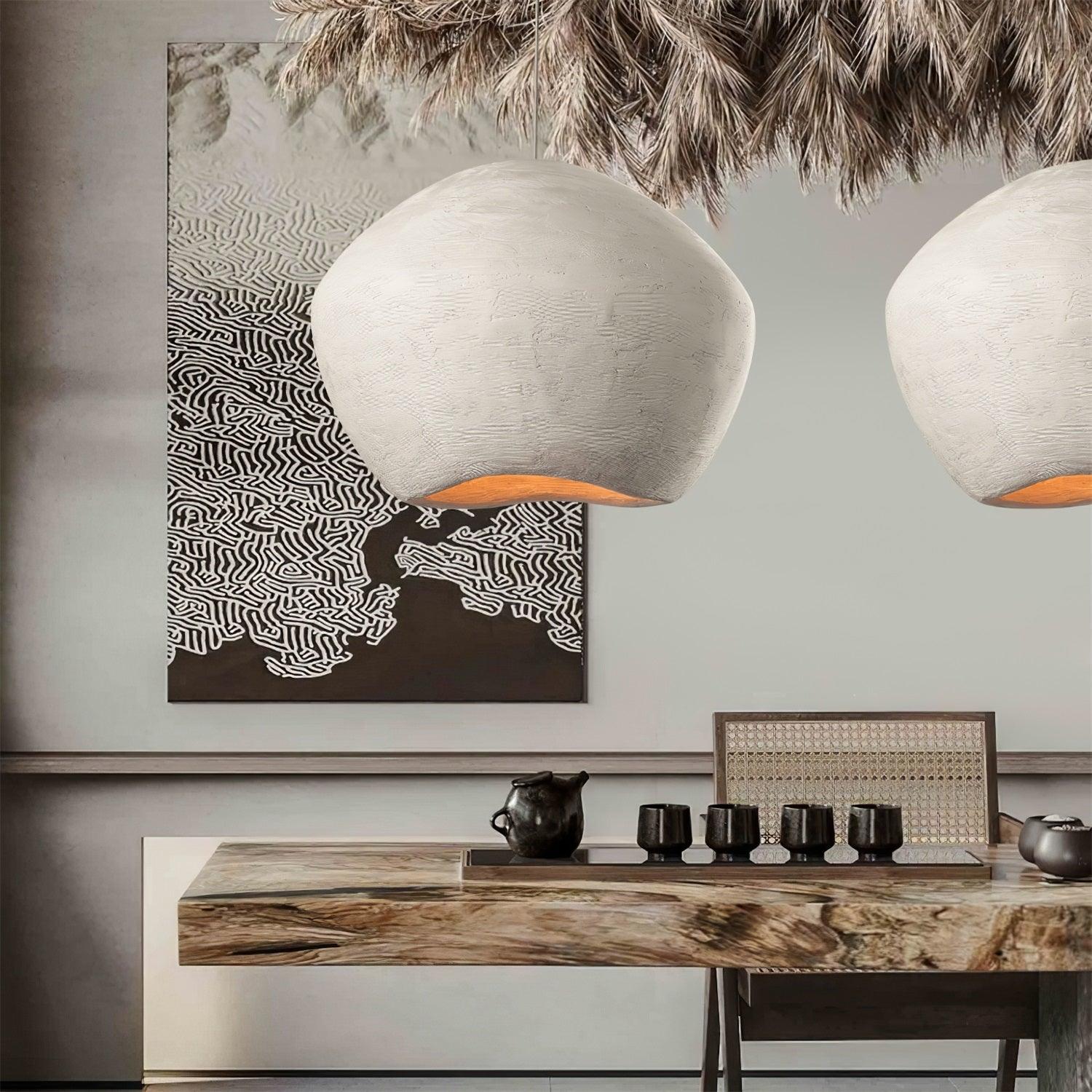Aursore Modern Minimalist Nordic Dome Composite Pendant Lamp