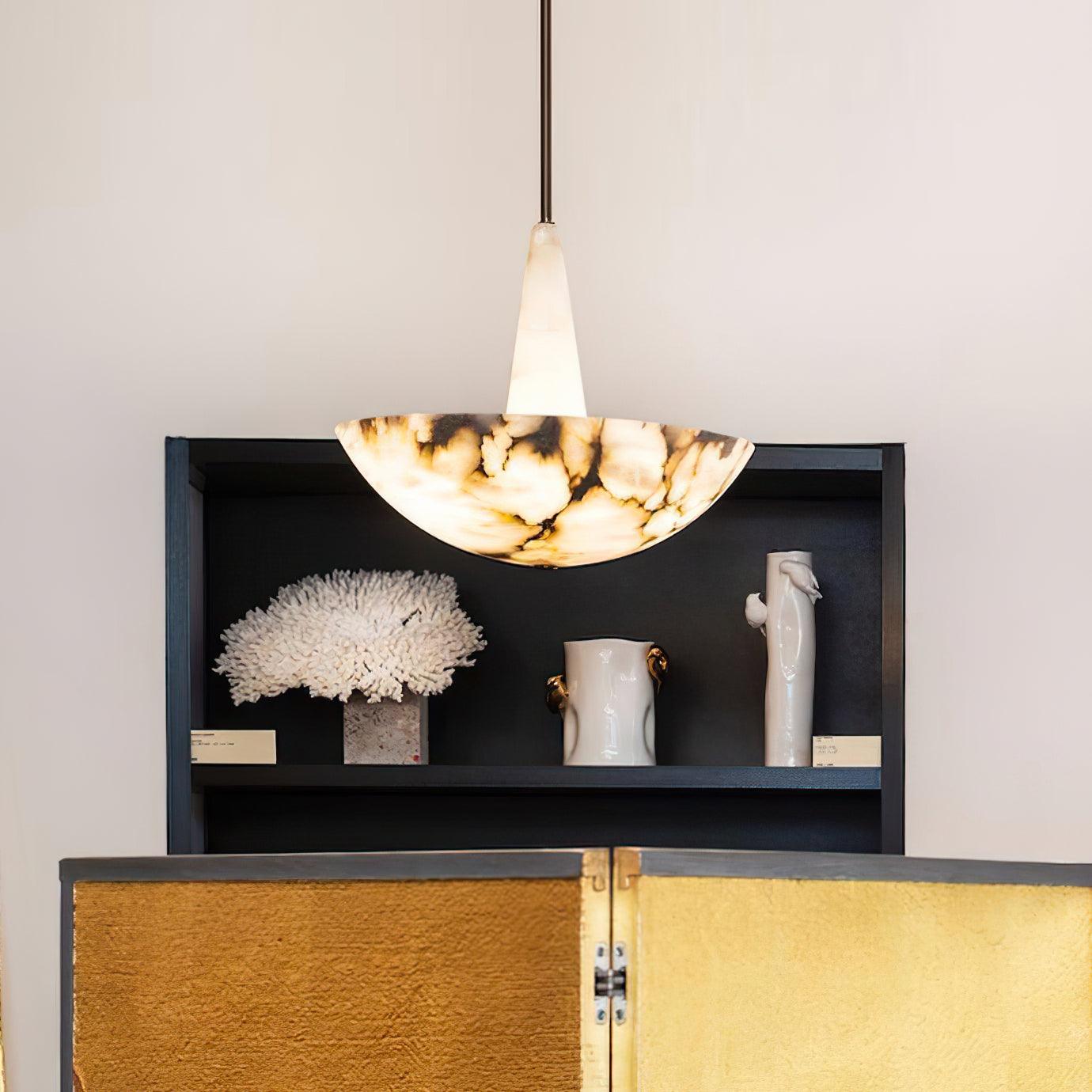 Umiros Alabaster Pendant Light