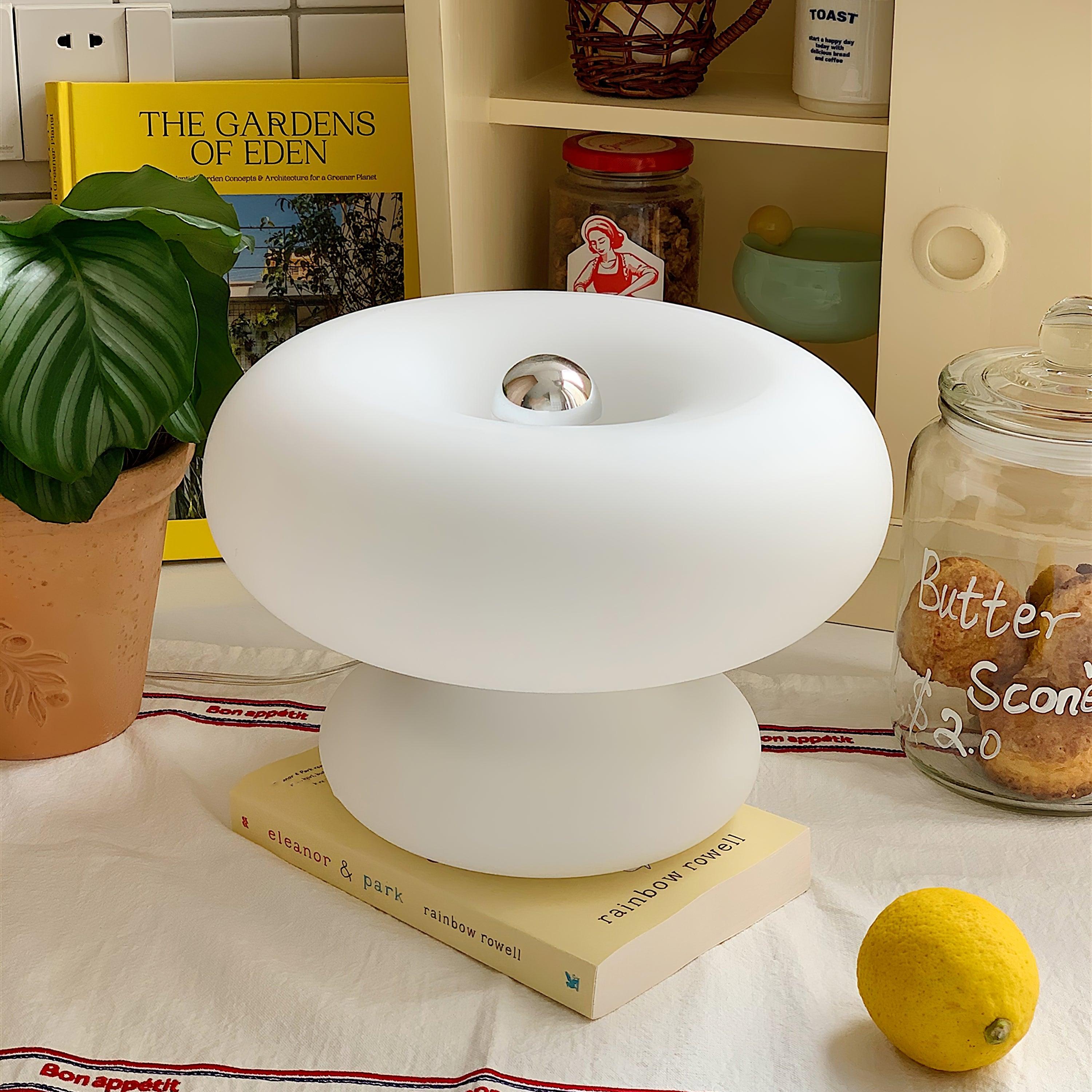 Liorirette Glass Contemporary Table Lamp