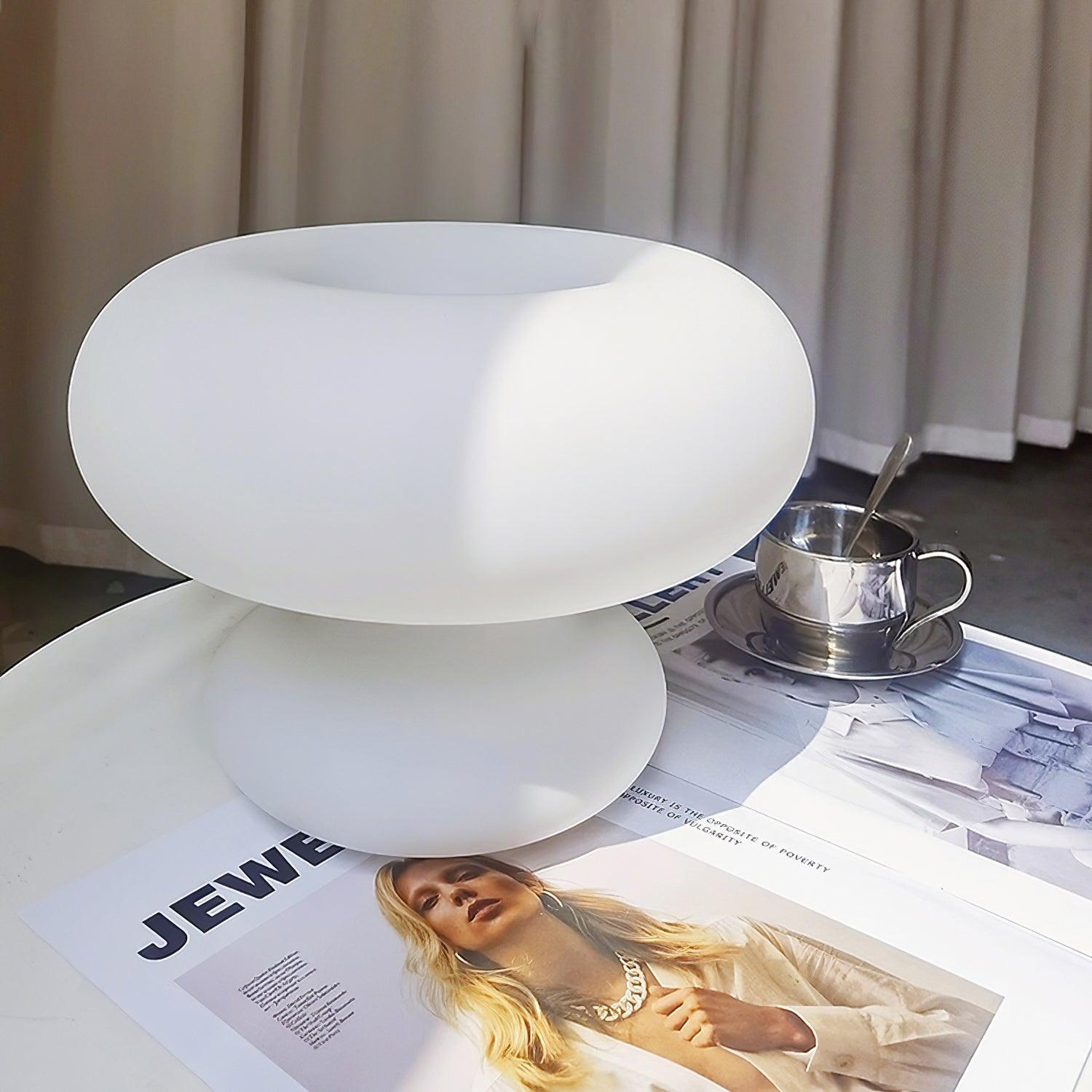 Liorirette Glass Contemporary Table Lamp