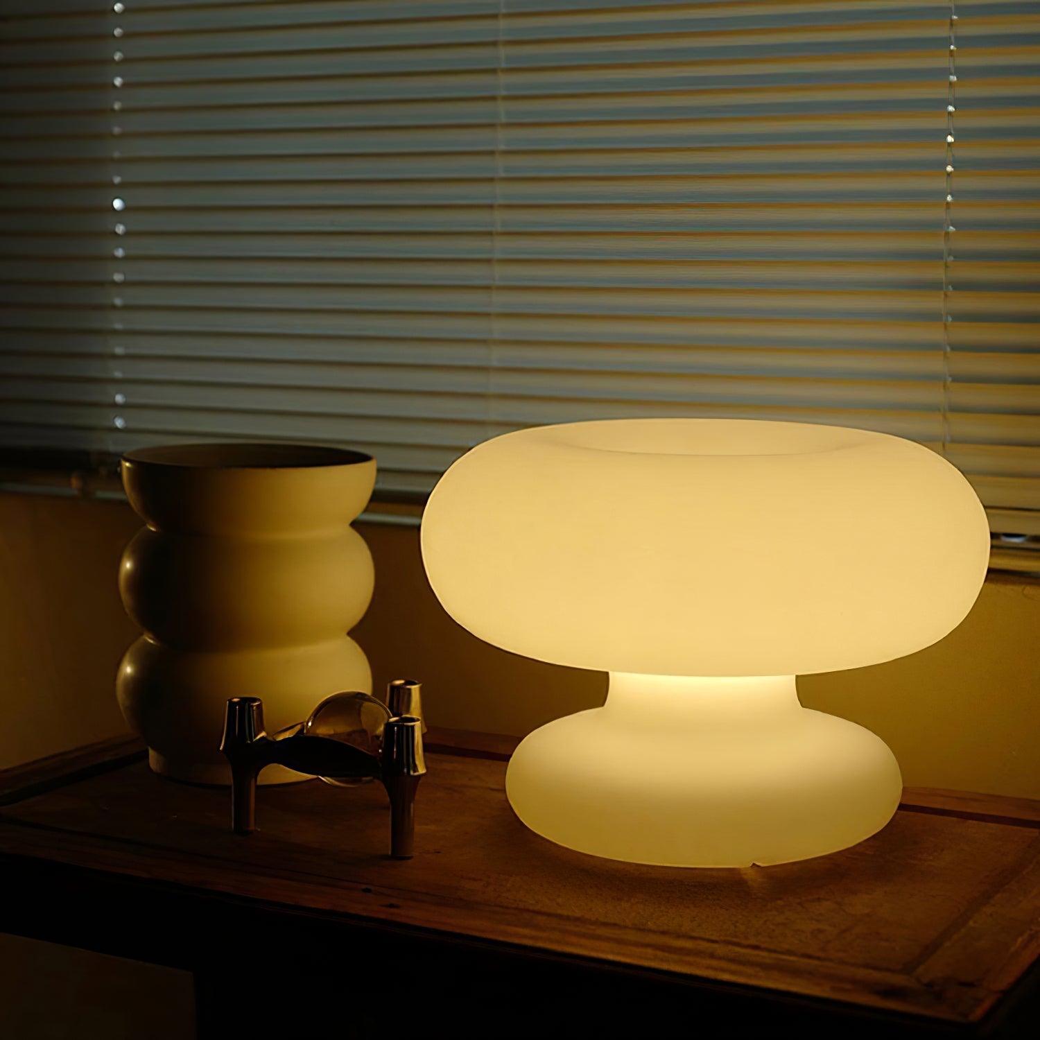Liorirette Glass Contemporary Table Lamp