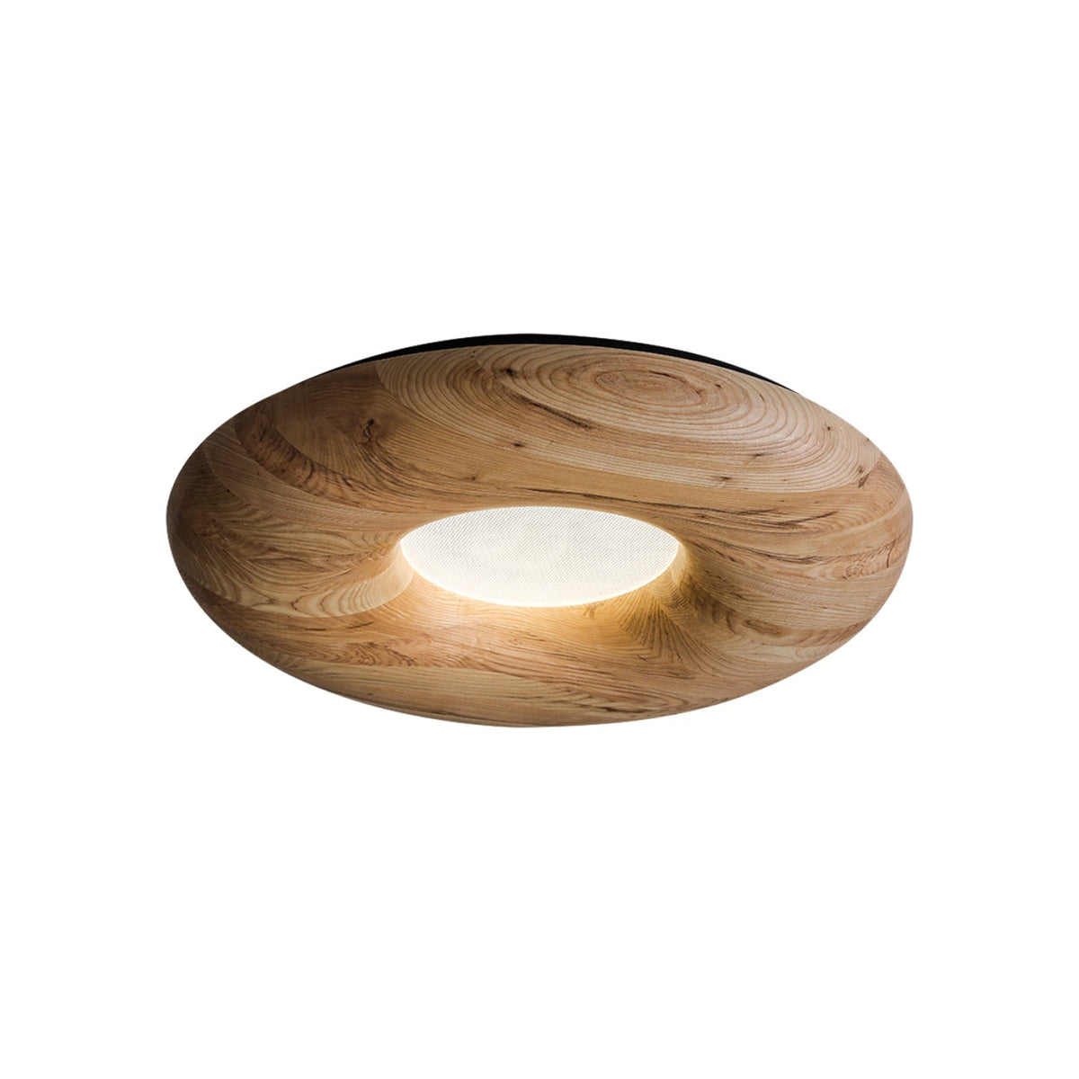 Zosora Organic Oak Flush Mount