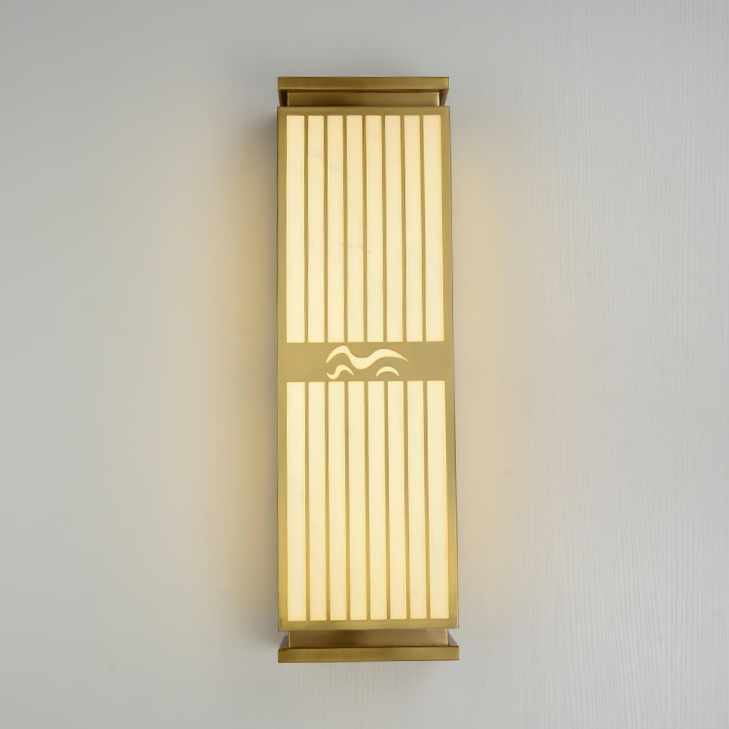 Aurirenne Wall Light Brass Oriental for Entryway