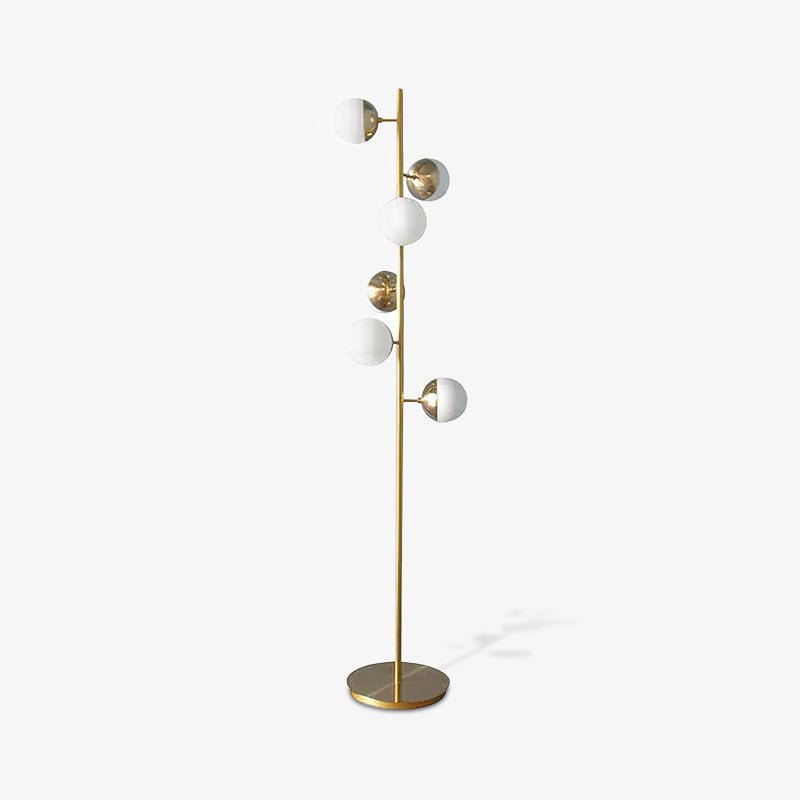 Myliryre Mid Century Brass Floor Lamp