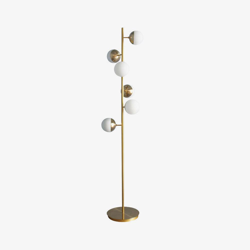Myliryre Mid Century Brass Floor Lamp