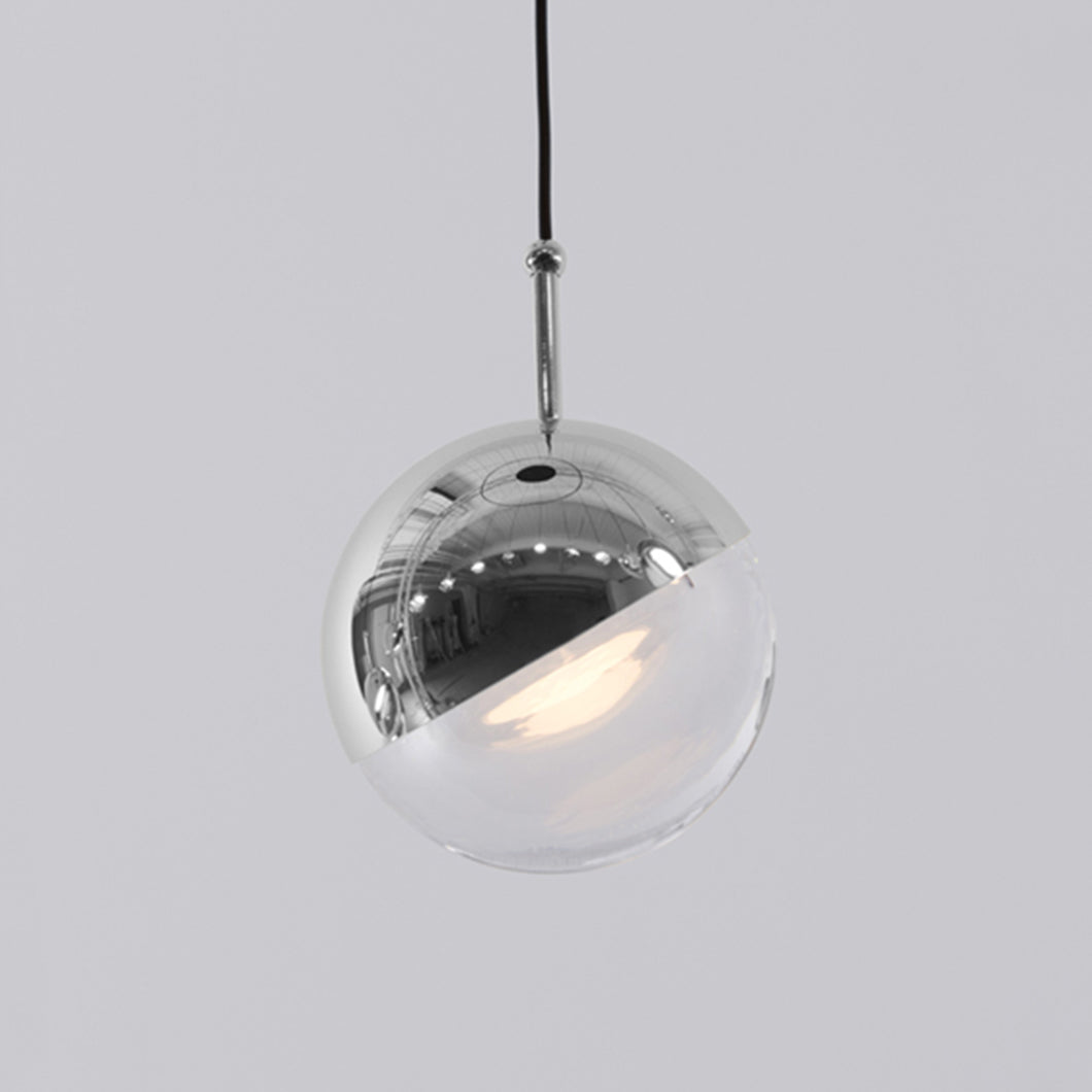 Solara Pendant Lamp Steel Glass Multi Drop Minimalist Staircase - Neutral Decor
