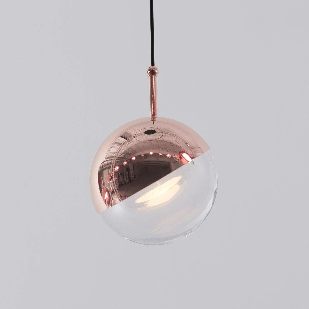 Solara Pendant Lamp Steel Glass Multi Drop Minimalist Staircase - Neutral Decor