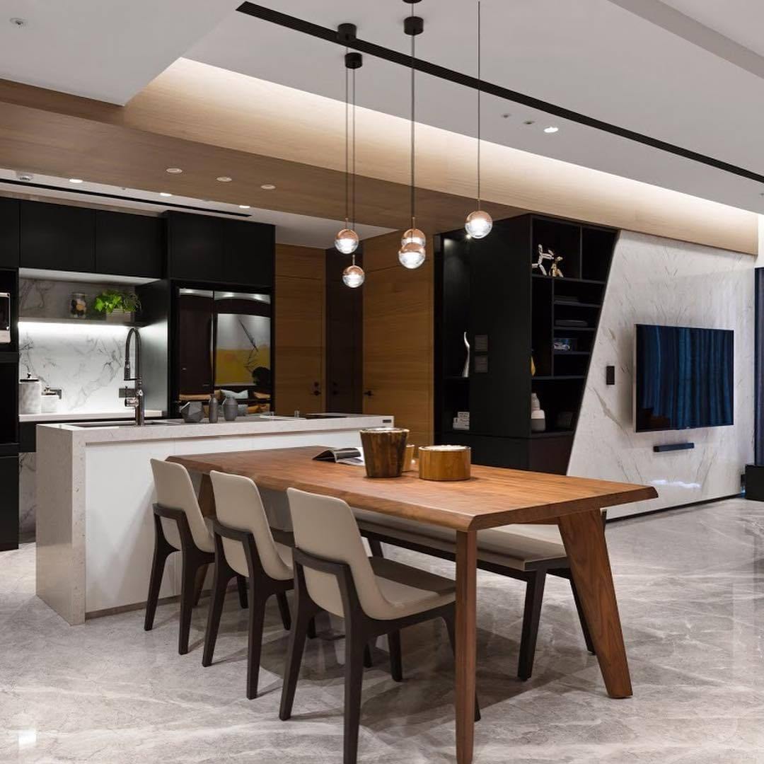 Solara Pendant Lamp Steel Glass Multi Drop Minimalist Staircase - Neutral Decor