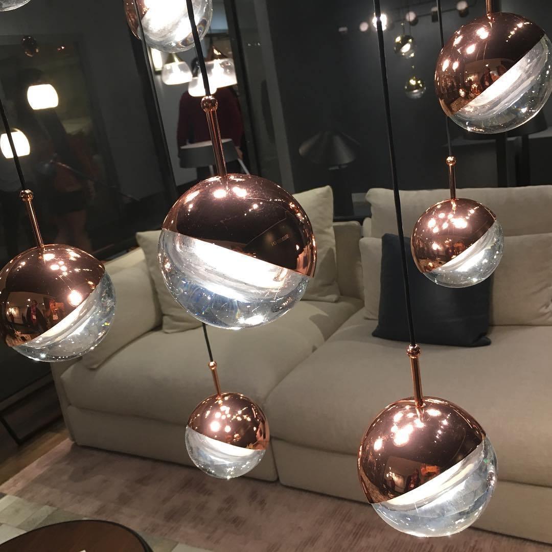 Solara Pendant Lamp Steel Glass Multi Drop Minimalist Staircase - Neutral Decor