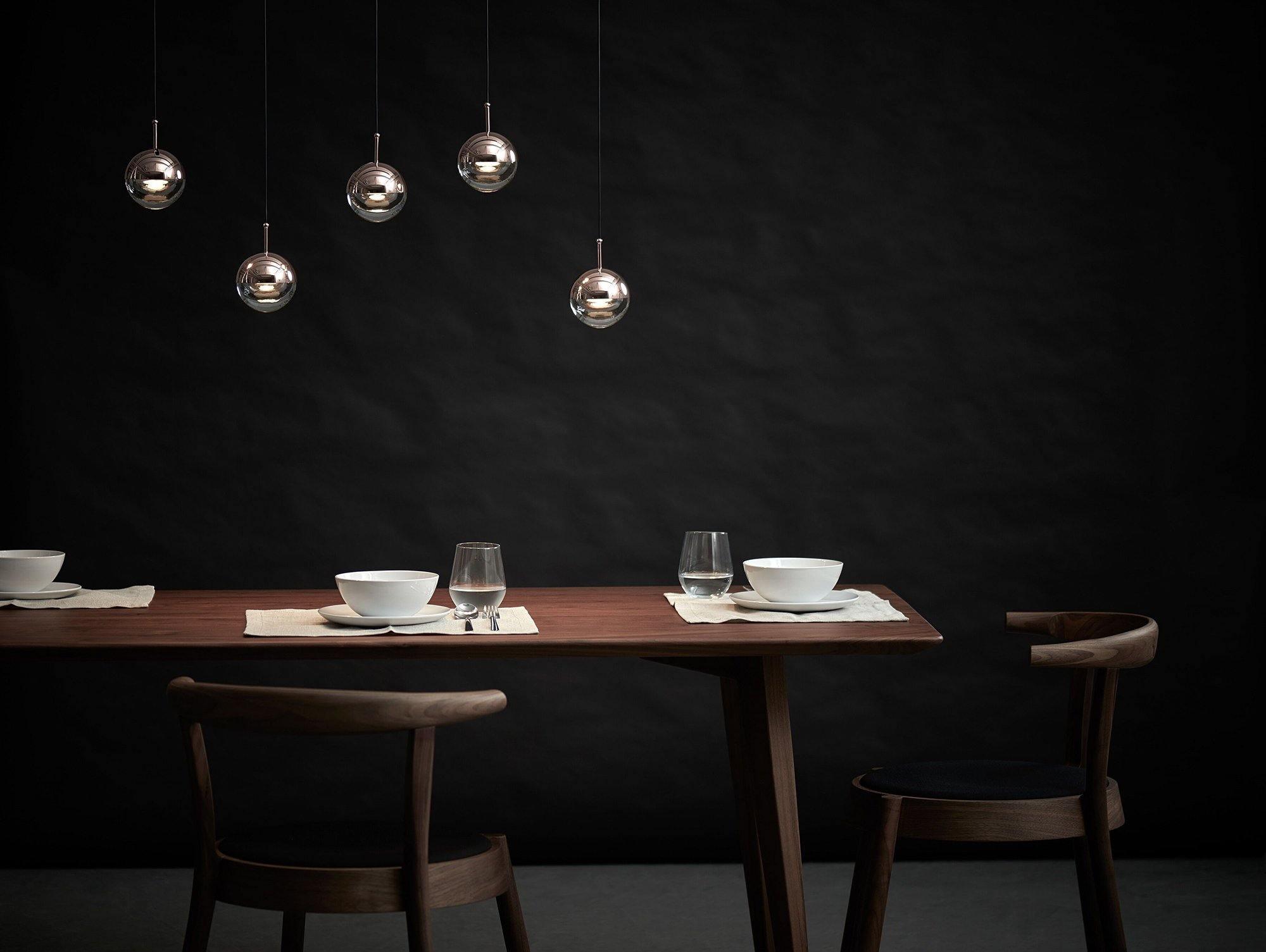 Solara Pendant Lamp Steel Glass Multi Drop Minimalist Staircase - Neutral Decor