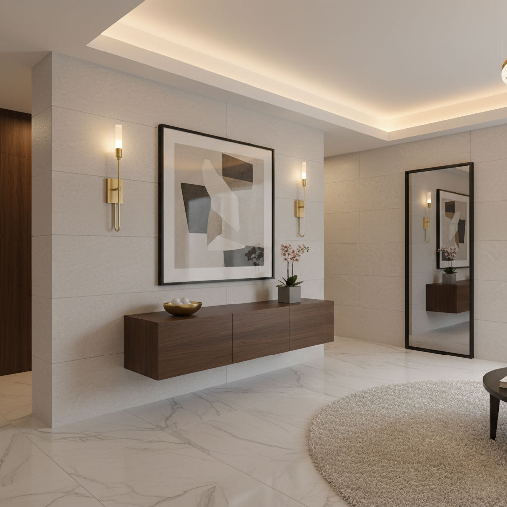 Silverstone Double Arrow Indoor Wall Light