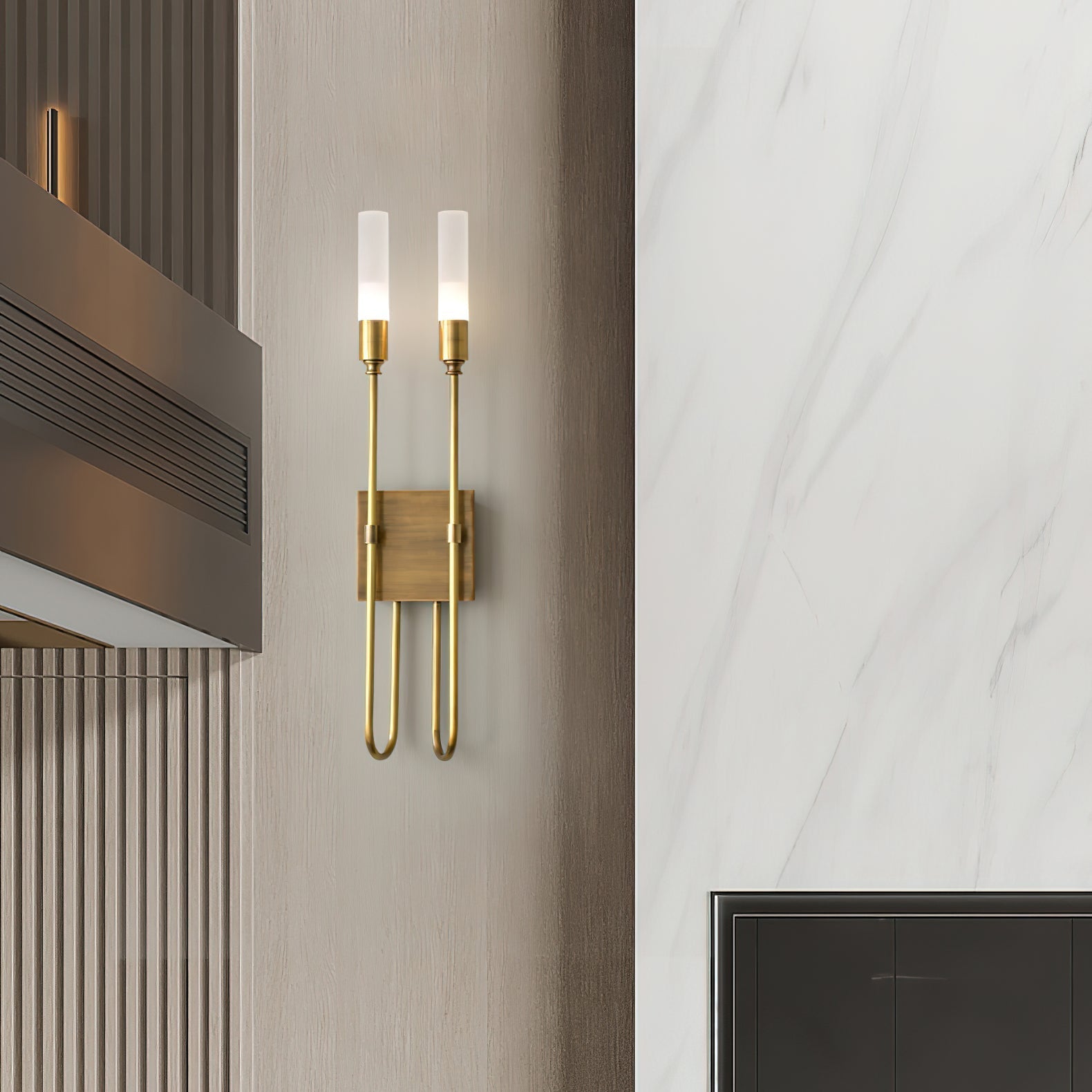 Silverstone Double Arrow Indoor Wall Light