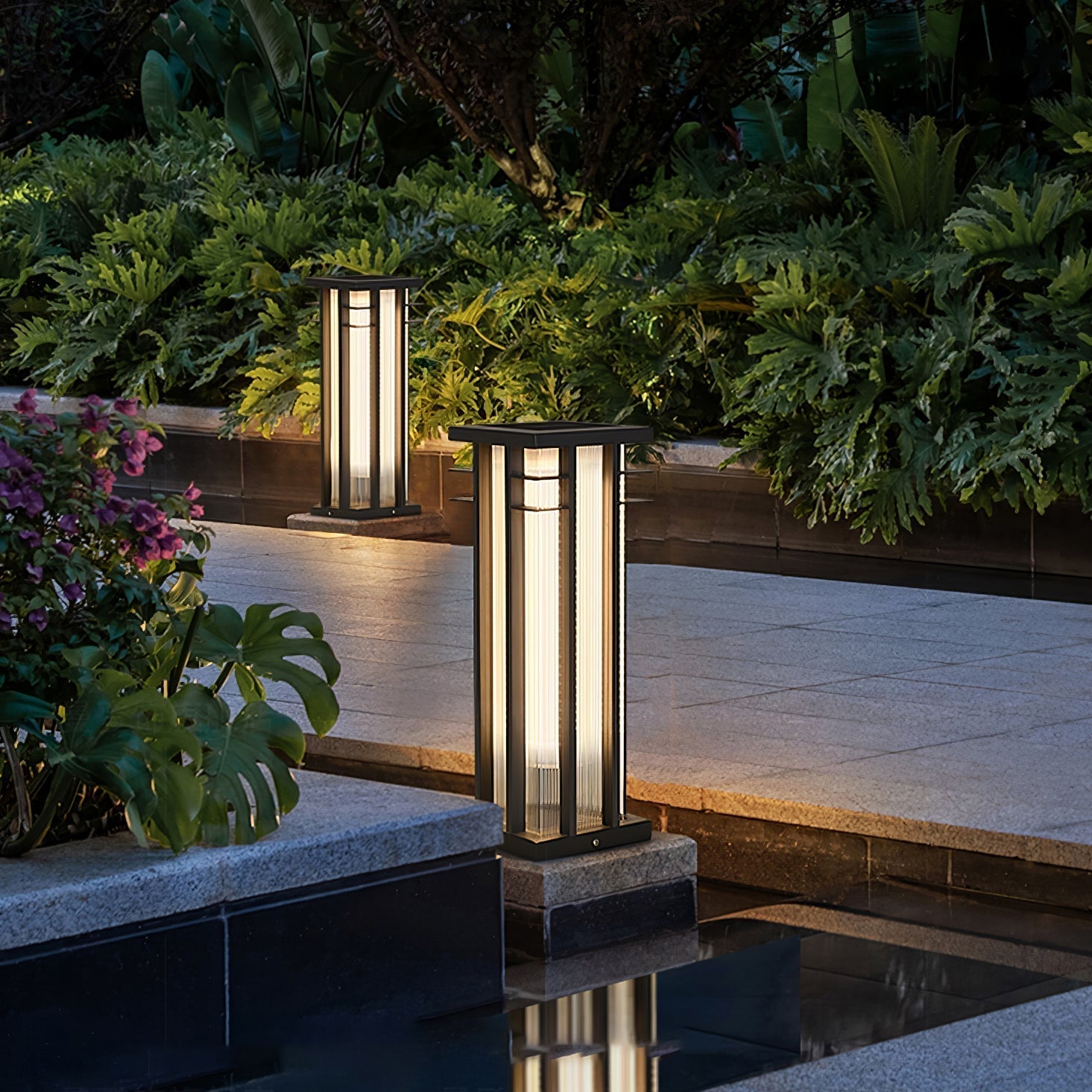 Strata Double Axis Outdoor Post Lamp