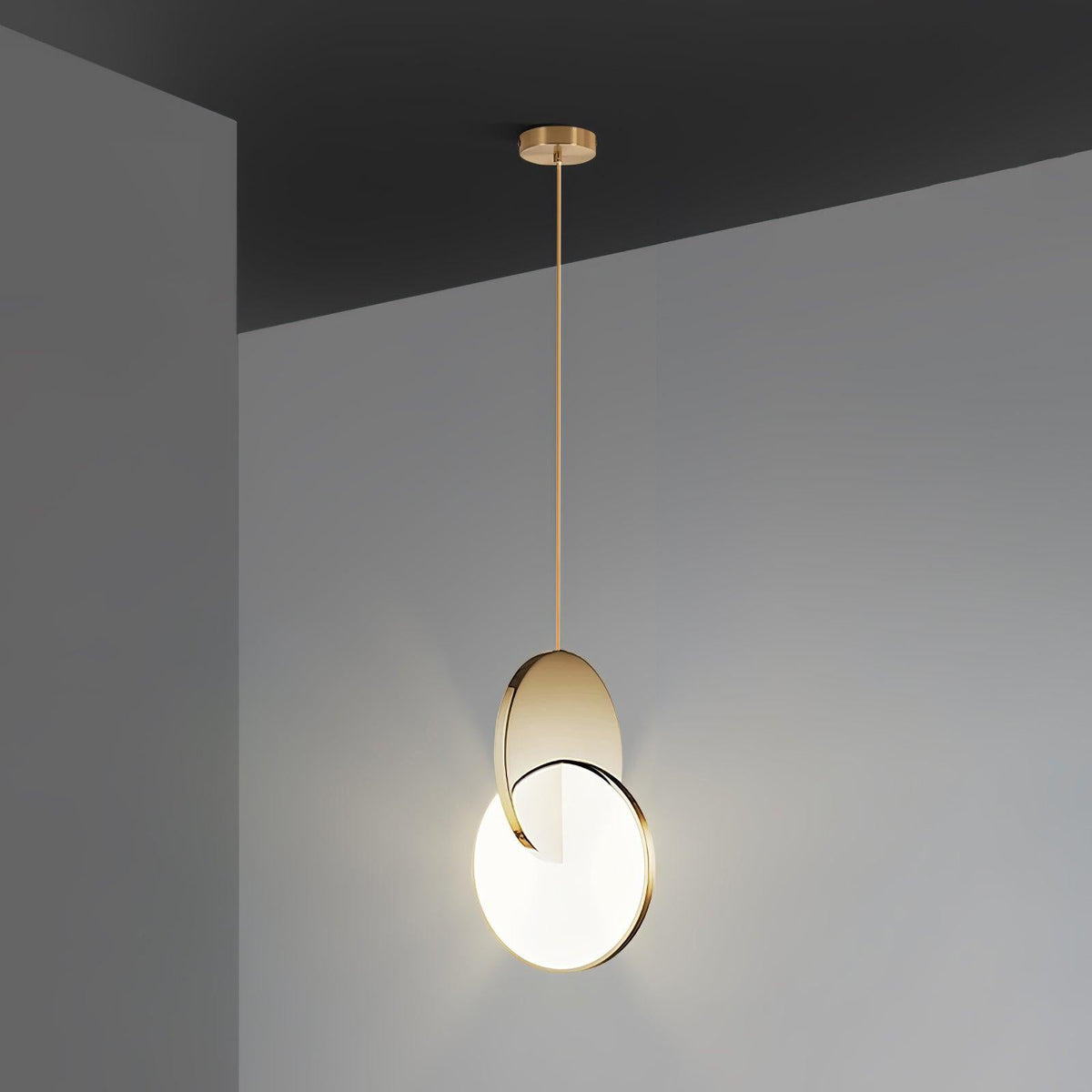 Lysola Wood Ring Pendant Light